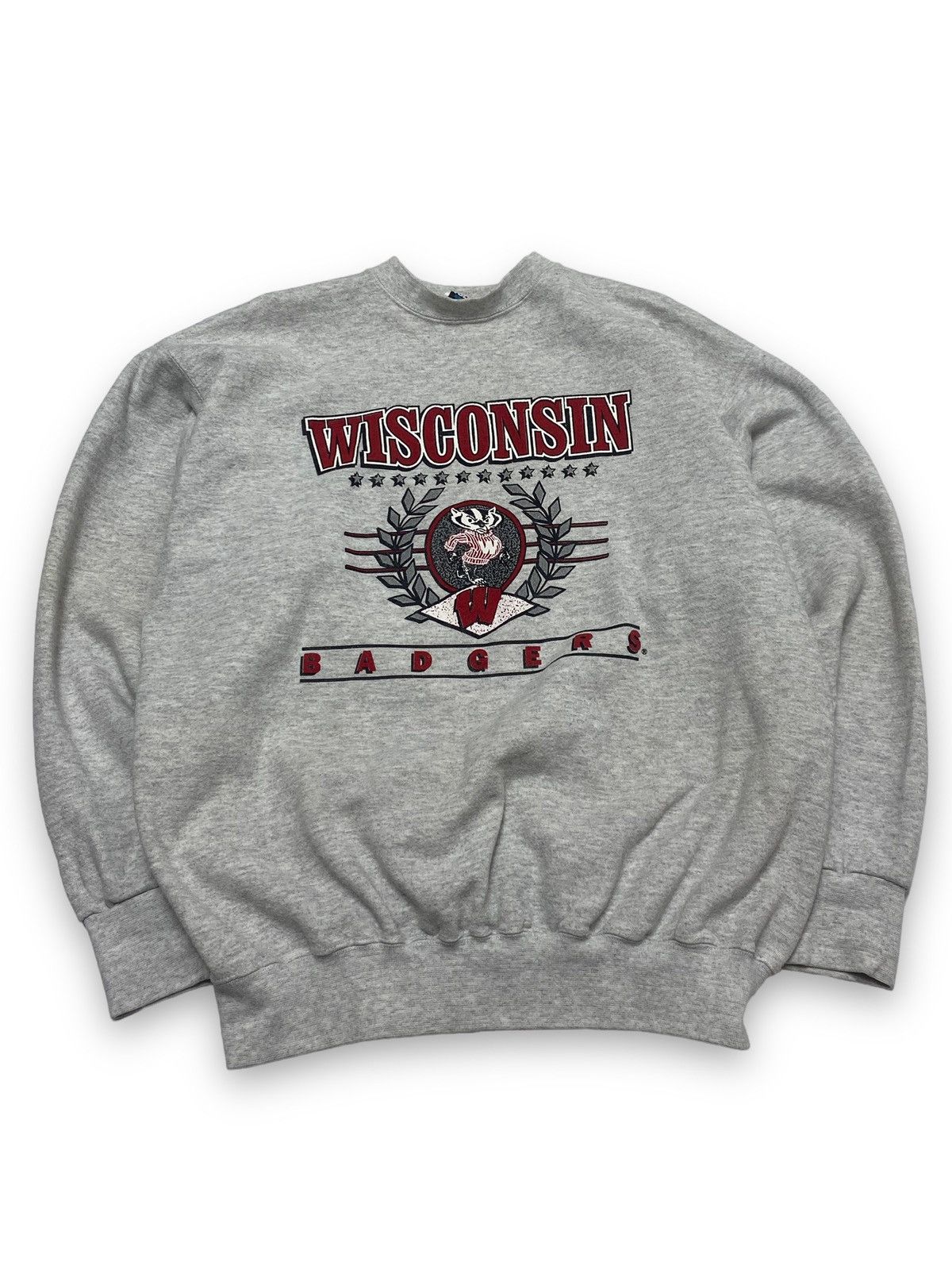 Other 90s Vintage WISCONSIN BADGERS US MADE Big Logo Sweatshirt Size US XL / EU 56 / 4 - 1 Thumbnail