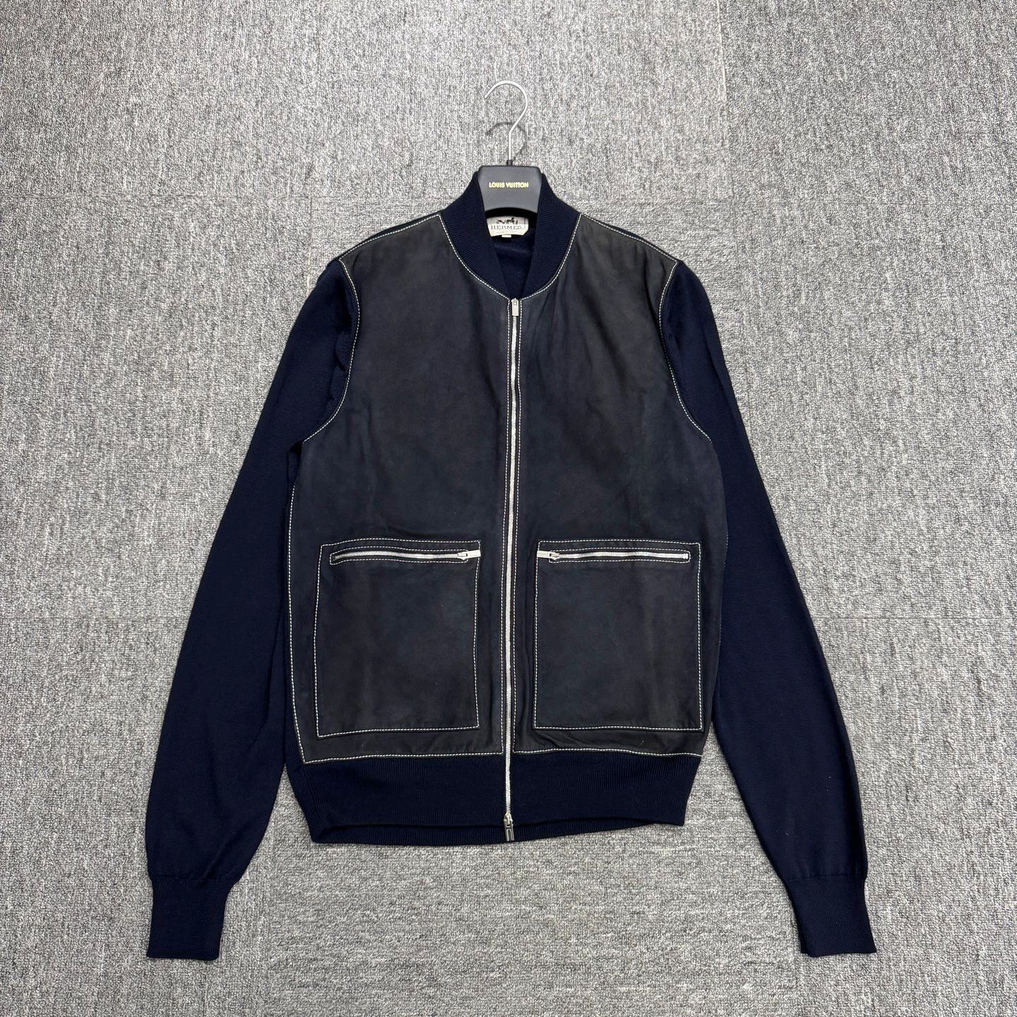 Hermes Multi Color Zip-Front Bomber Jacket Size M Size US M / EU 48-50 / 2 - 1 Thumbnail