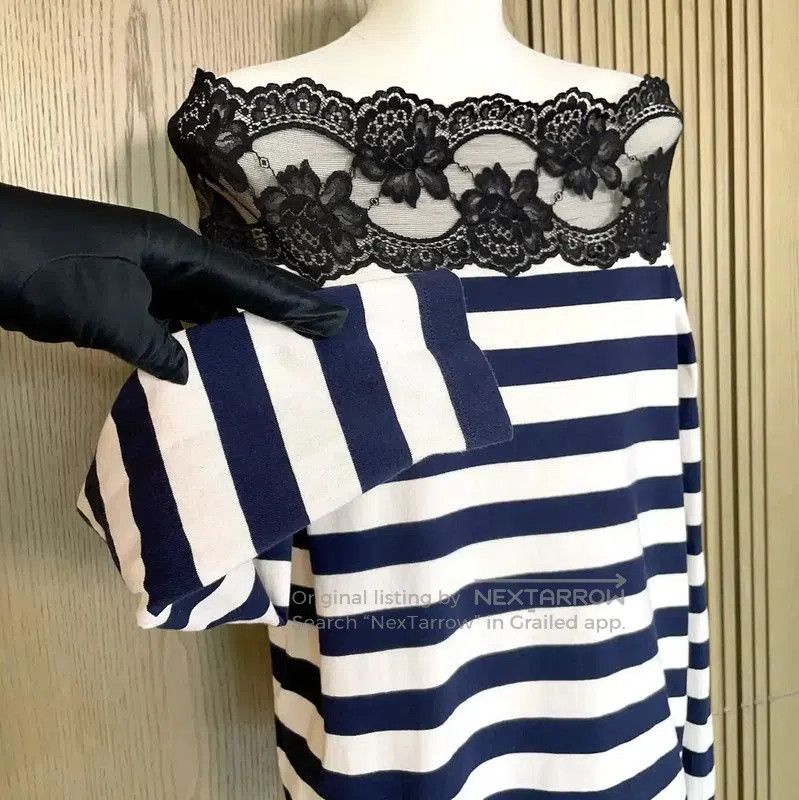 Miu Miu Miu Miu Colorful Striped Long Sleeve T-Shirt . Size M / US 6-8 / IT 42-44 - 4 Thumbnail