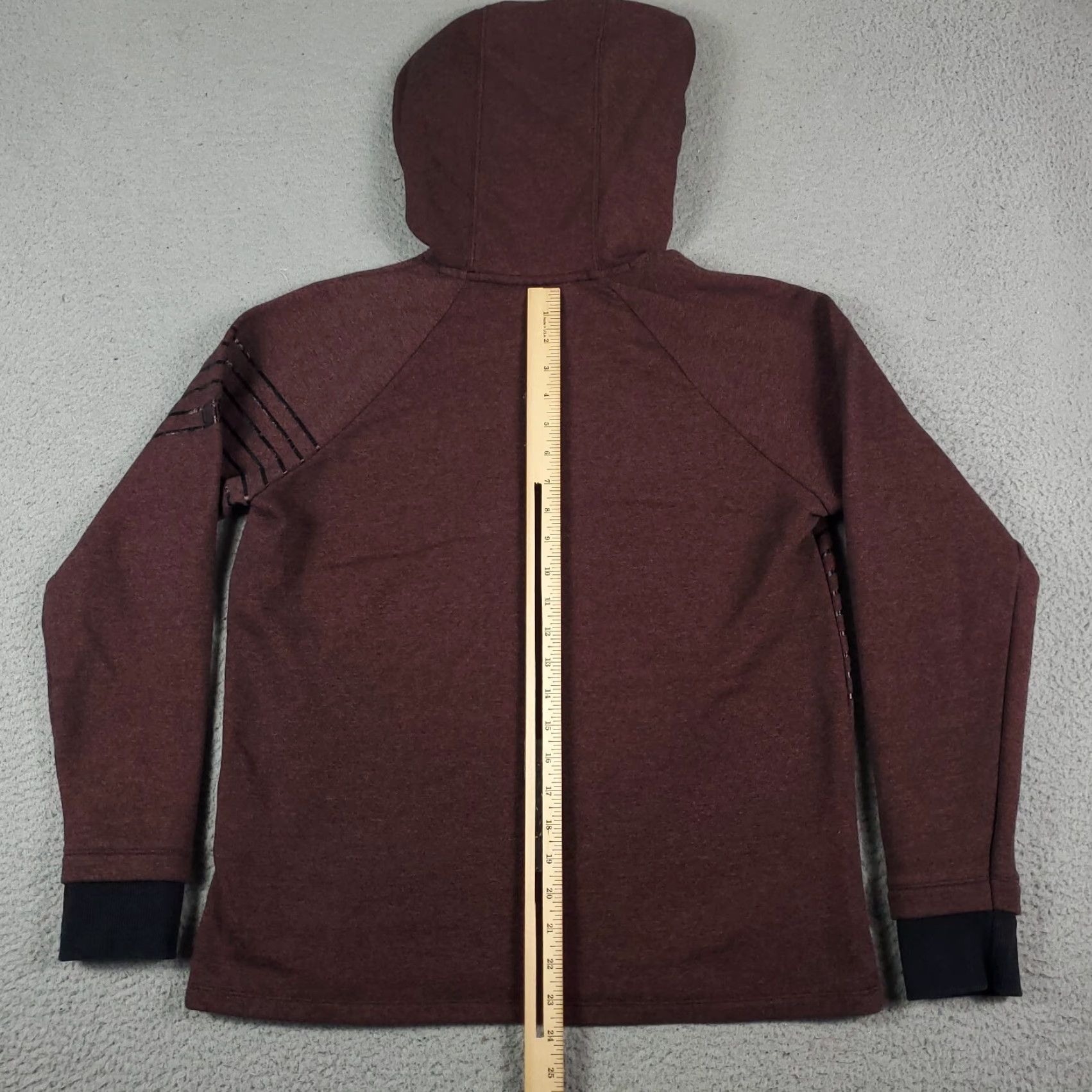 Under Armour Under Armour Hoodie Mens Medium Burgundy Threadborne Pullover Sweatshirt Size US M / EU 48-50 / 2 - 5 Thumbnail