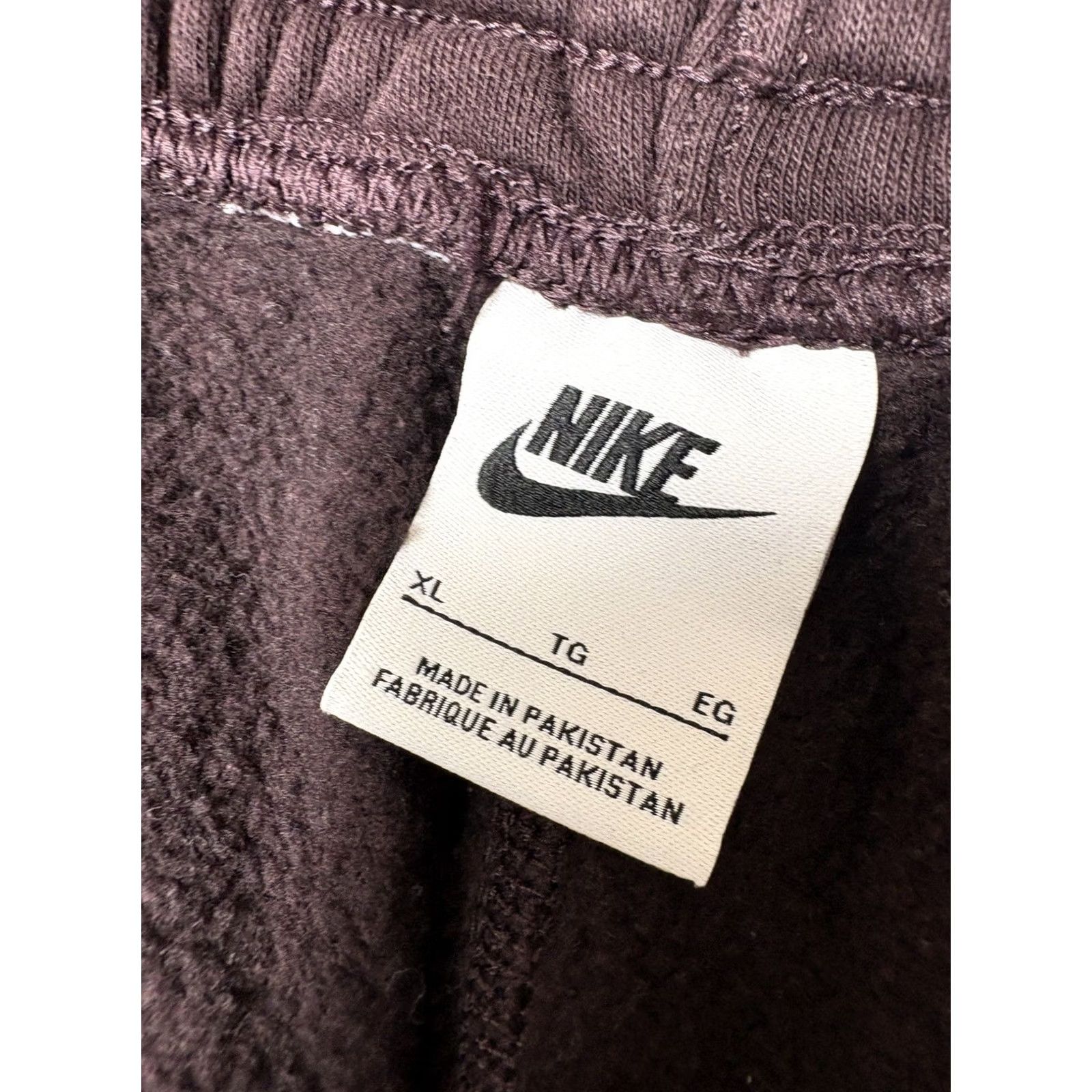 Nike Nike Club Fleece Jogger Pants Mens XL Red Maroon Taper Lined Workout Size US 36 / EU 52 - 6 Thumbnail