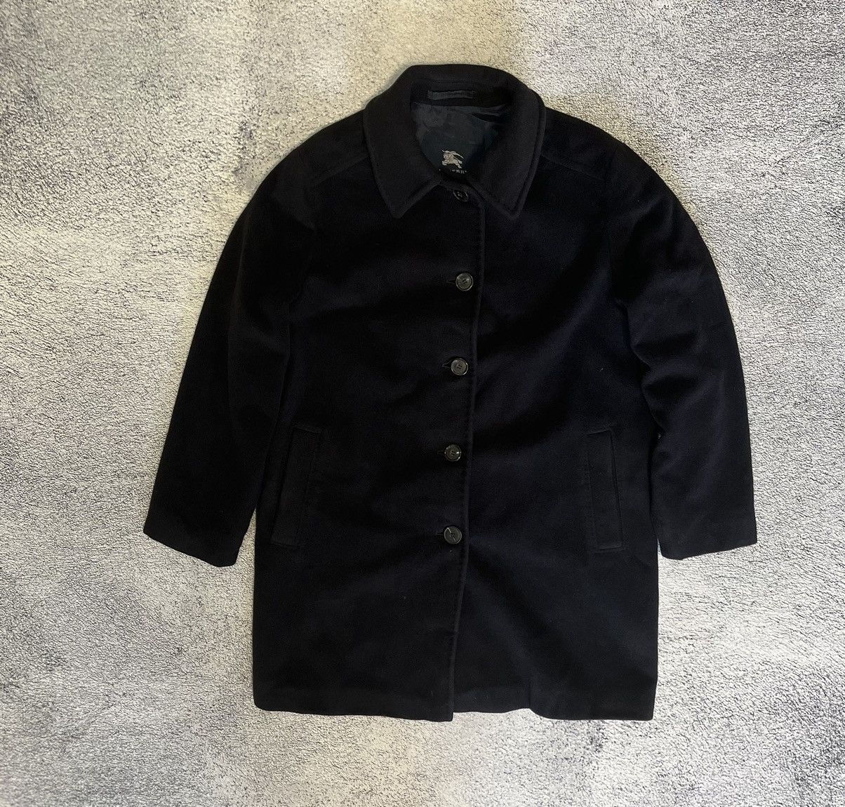 Burberry Burberry London Women Jacket Vintage Overcoat Jacket Black Size L / US 10 / IT 46 - 1 Thumbnail