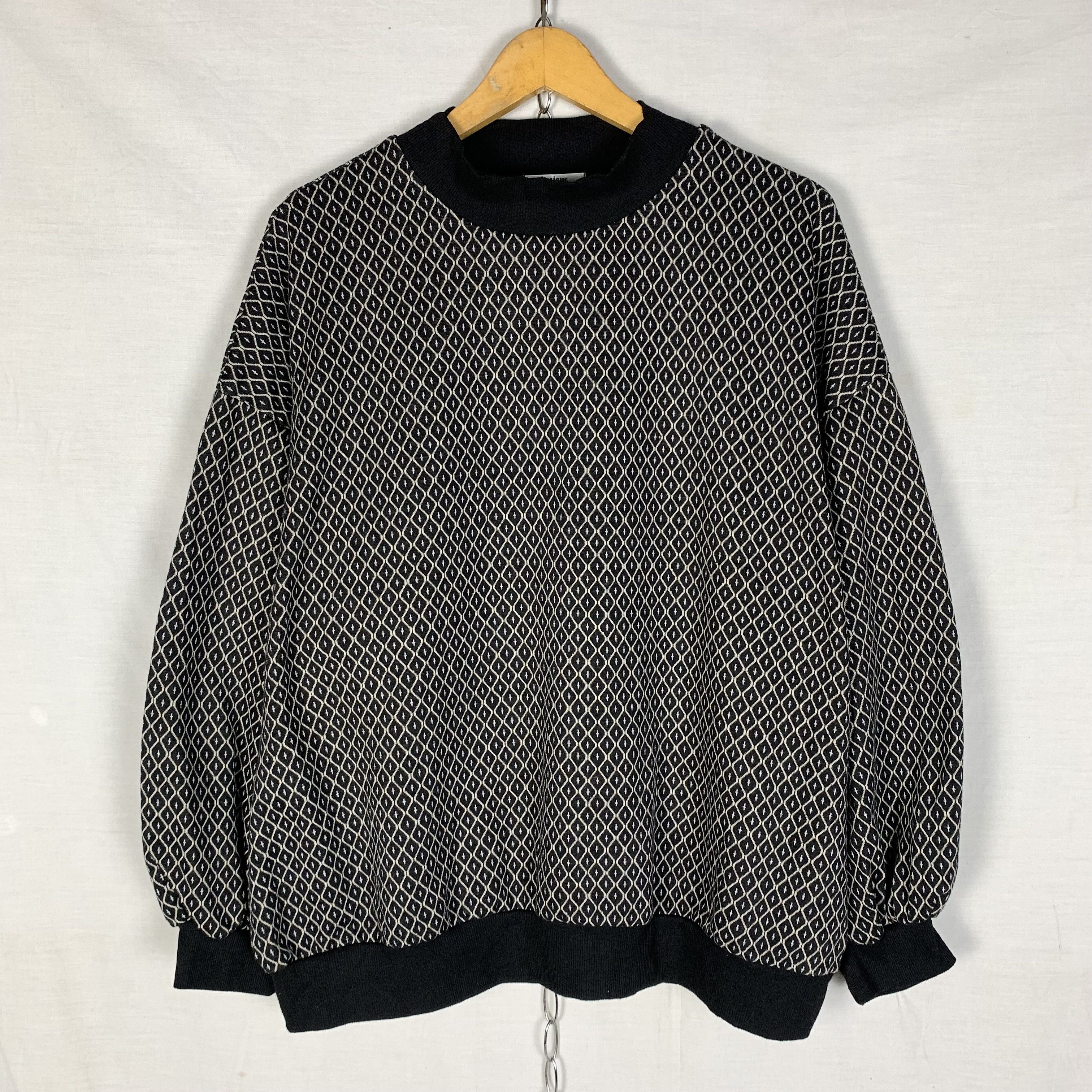 Japanese Brand Lutique Japanese Brand Pattern Sweatshirt Oversized Size US M / EU 48-50 / 2 - 1 Thumbnail