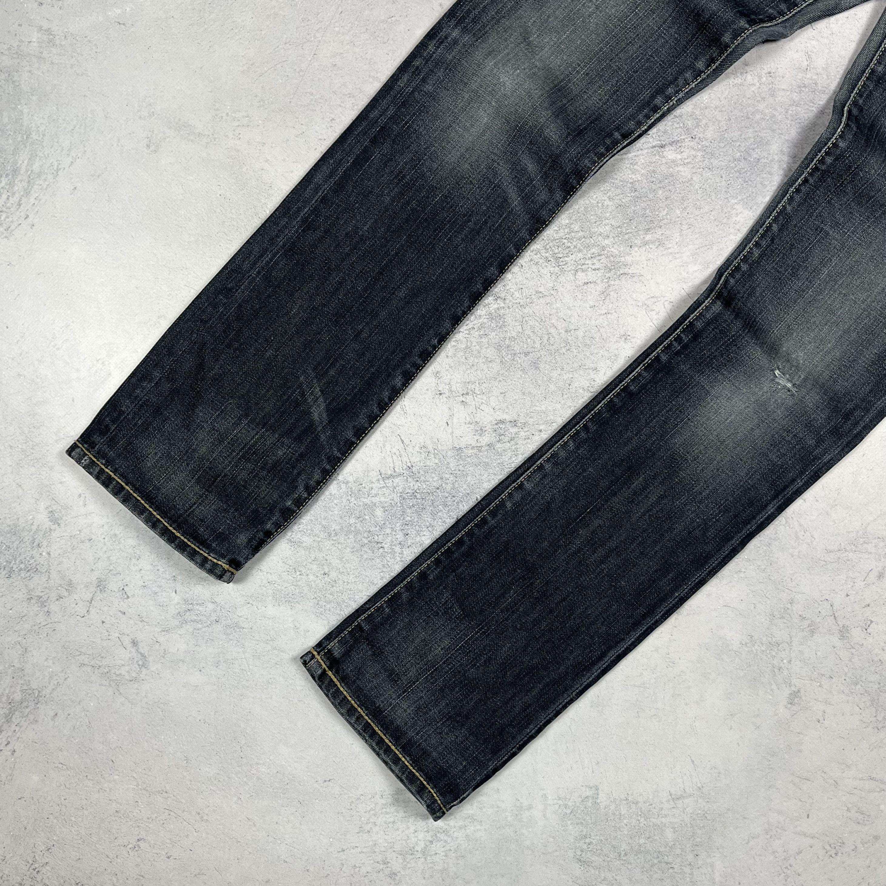 Evisu × Puma Vintage Evisu X Puma Y2K Low Rise Jeans Pants Size 29" - 13 Thumbnail