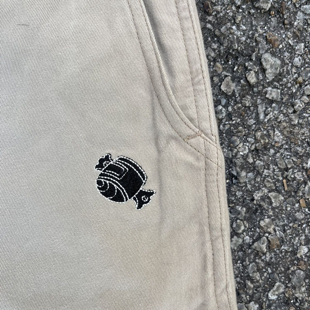 Hysteric Glamour Embroidery Evisu Sukajan Pants Cropped Heads Khaki Chino Size US 30 / EU 46 - 6 Thumbnail