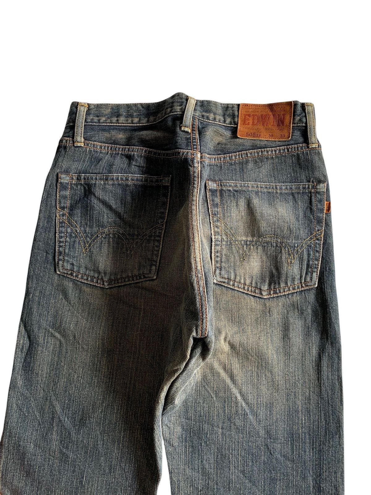 Japanese Brand × Kapital × Vintage VINTAGE EDWIN 505ZX SELVEDGE FADED&RUSTY DISTRESSED DENIM Size US 30 / EU 46 - 9 Thumbnail