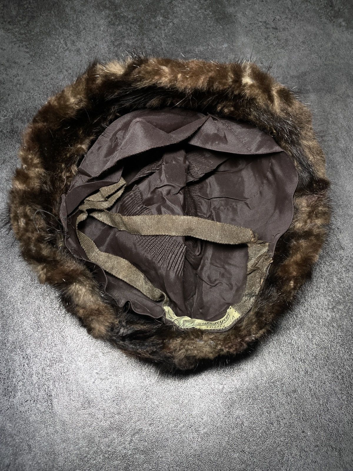Vintage 🔥RARE🔥Fur Vintage 90s Cap Winter Streetwear Rare Hype Cozy Size ONE SIZE - 6 Thumbnail