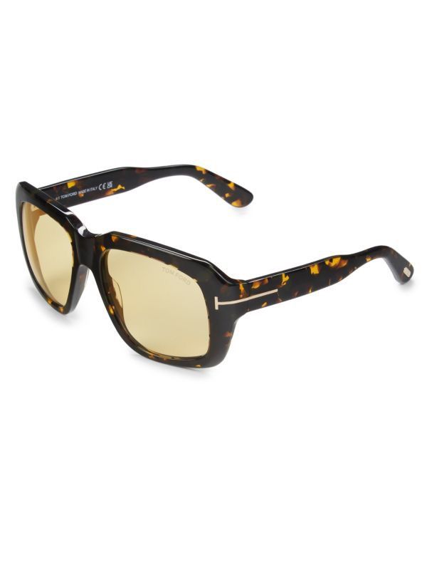Tom Ford TOM FORD 57MM Square Sunglasses Size ONE SIZE - 1 Thumbnail