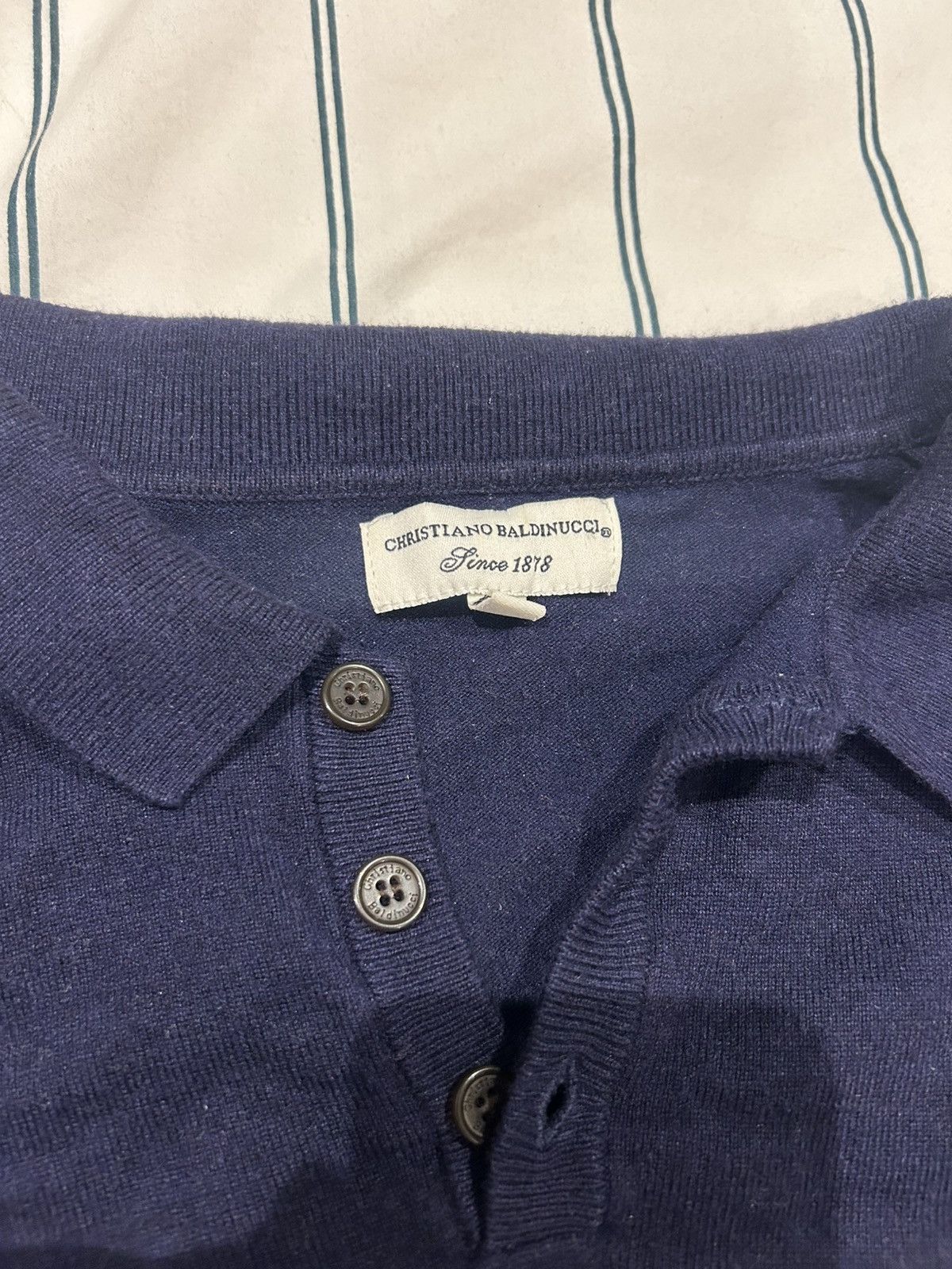 Other Authentic Christiano Baldinucci italian cashmere henley Size US M / EU 48-50 / 2 - 3 Thumbnail