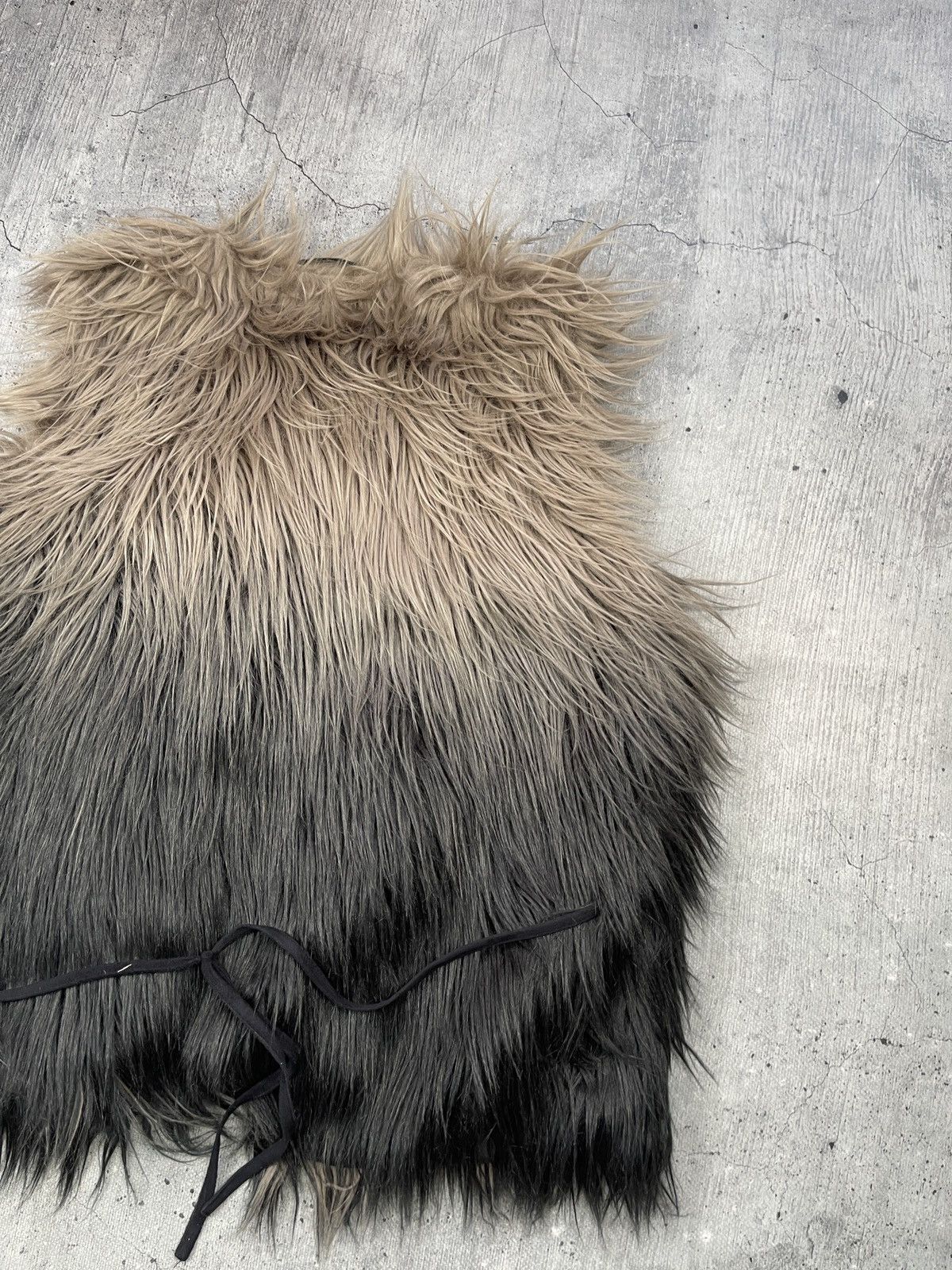 Japanese Brand × Vintage Vintage Y2K Faux Fur vest Japanese streetwear style size XL Size XL / US 12-14 / IT 48-50 - 5 Thumbnail