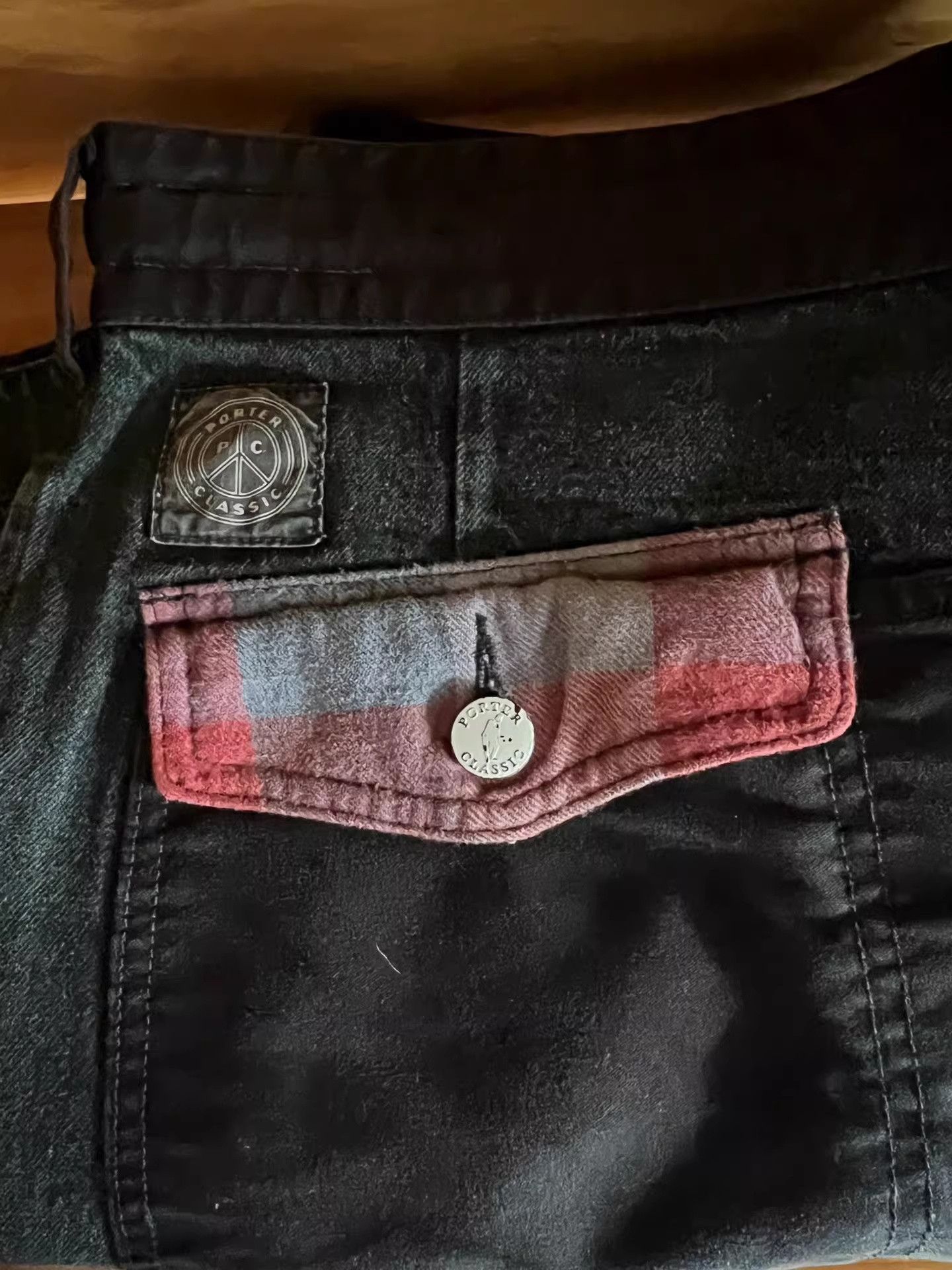 Porter Classic Porter Classic Kendo Denim Wide Pants Size US 39 - 9 Thumbnail