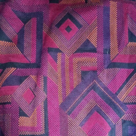 Other Vintage Donnkenny Geometric AOP Crewneck Sweatshirt Size US L / EU 52-54 / 3 - 6 Thumbnail