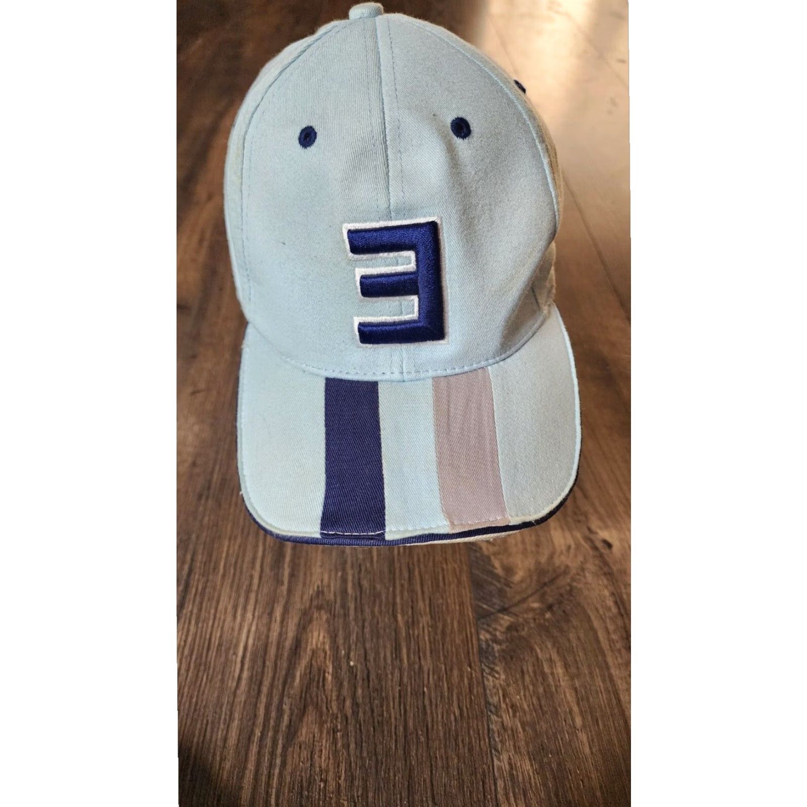 Vintage VINTAGE EMINEM Slim Shady Tour 2002 Baseball Cap Hat L Blue Embroidered Hip Hop Mens Size ONE SIZE - 3 Thumbnail