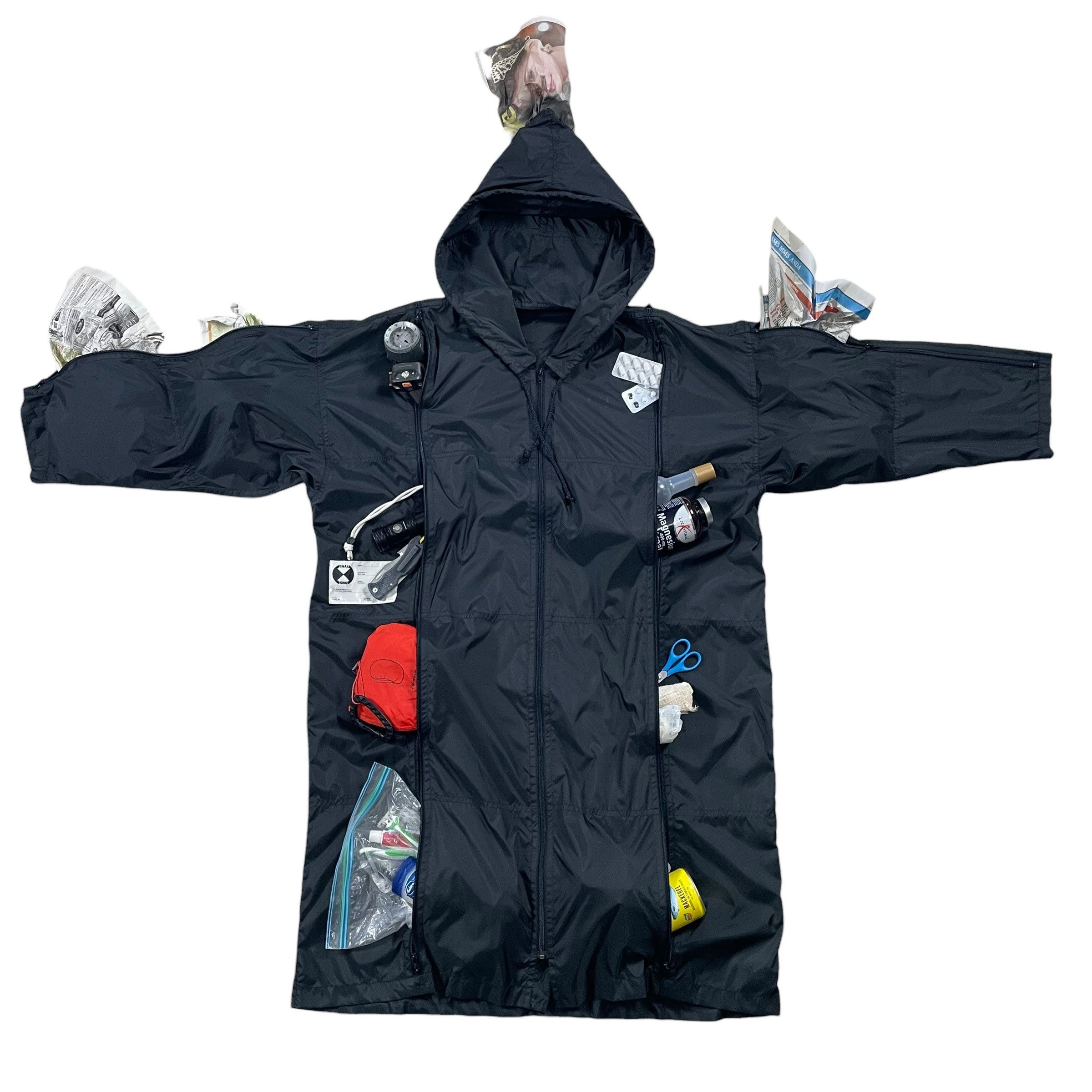 Final Home Vintage Final Home S/S 1995 Hooded Survival Jacket Size US M / EU 48-50 / 2 - 1 Thumbnail
