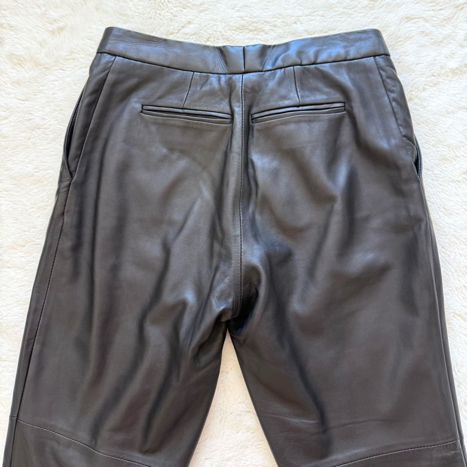 Iro IRO women leather pants size 38 FR or 6 US Retail 850$ Size 28" / US 6 / IT 42 - 12 Thumbnail