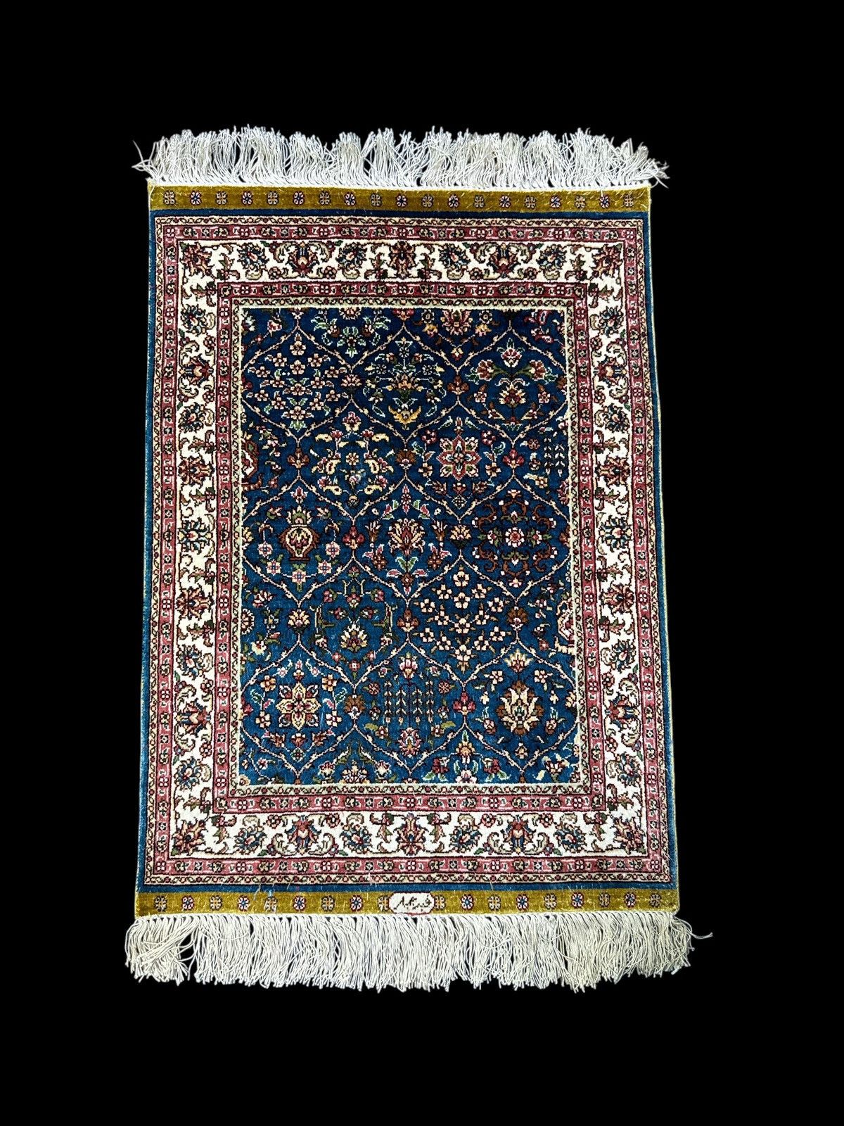 Native HANDMADE KAYSERI SILK RUG 1.5' x 2' TURKIYE CARPET Size ONE SIZE - 1 Thumbnail