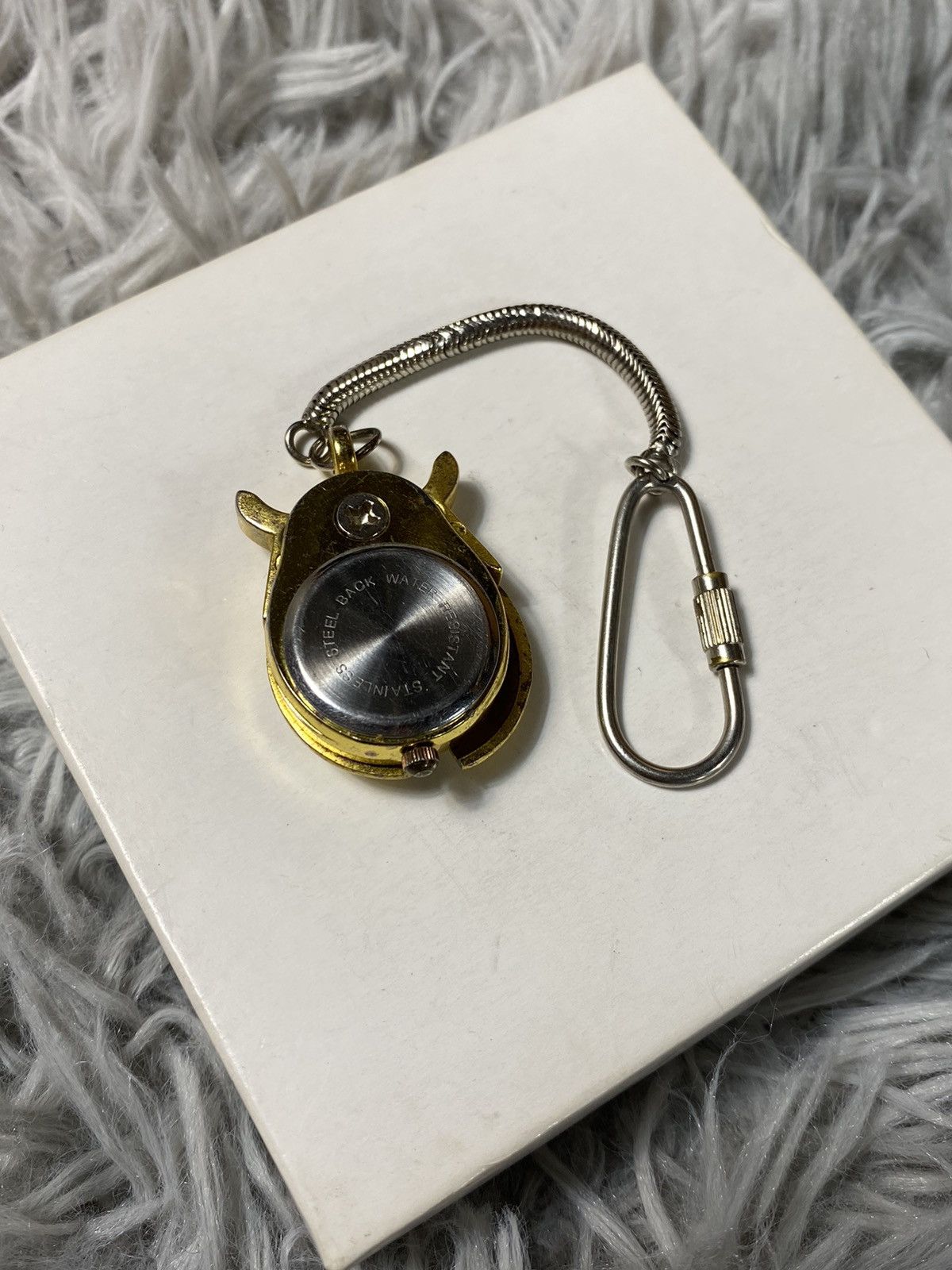 Jewelry Omax Ladybug Keychain Watch Gold Vintage Japanese Brand Size ONE SIZE - 4 Thumbnail