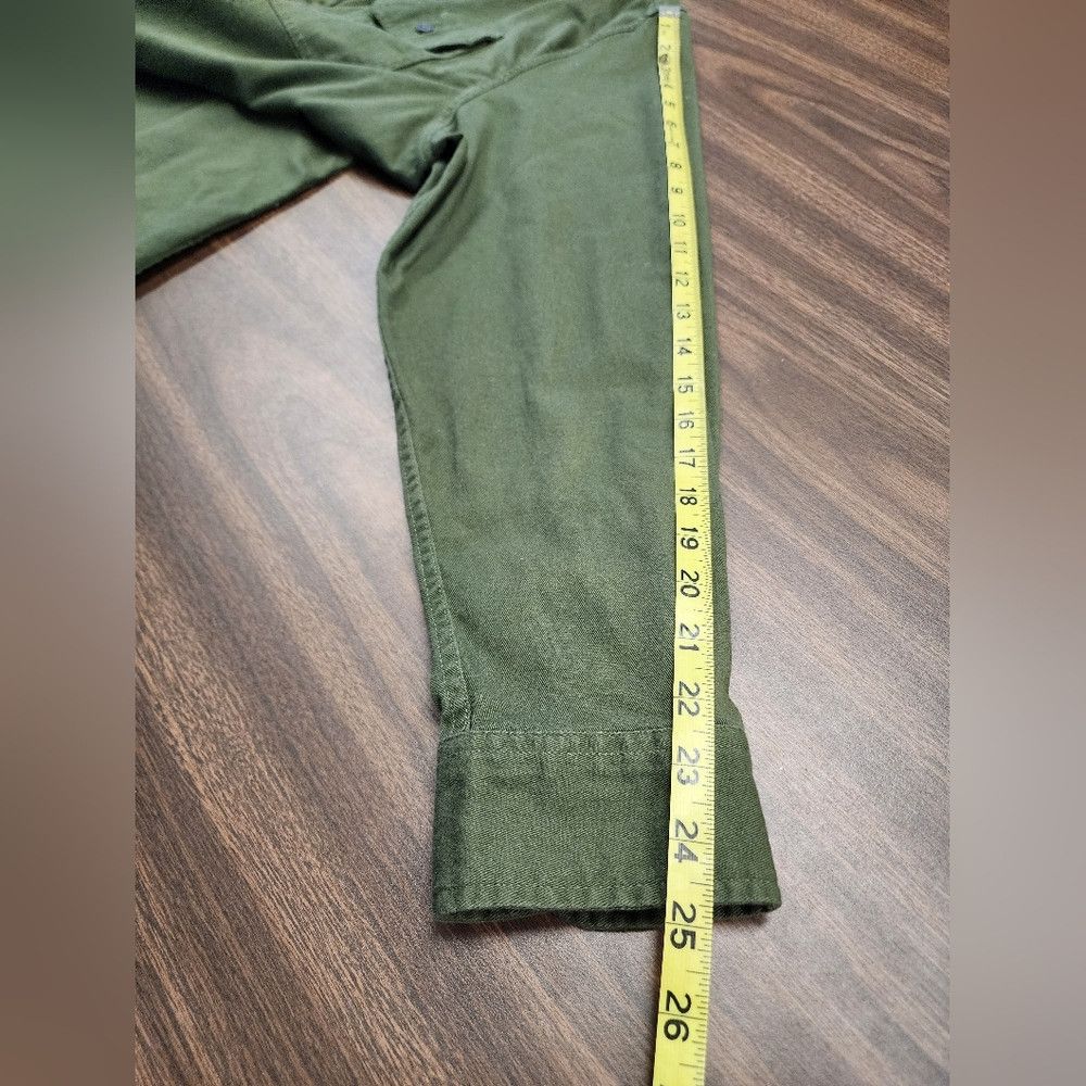 Wrangler Wrangler Xlarge Army Green Button Down Long Sleeve Workwear Size US XL / EU 56 / 4 - 7 Thumbnail