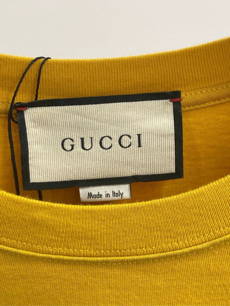 Gucci GucciYellow letter logo short sleeves 2503-Nextarrow Size US S / EU 44-46 / 1 - 3 Thumbnail