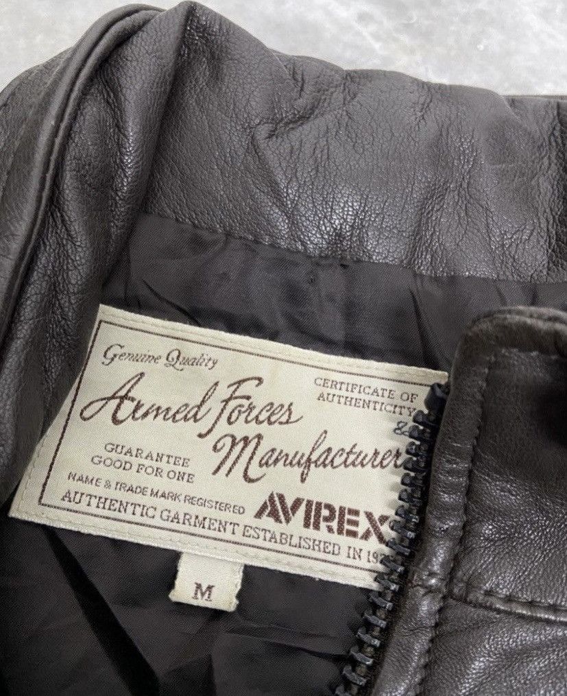 Avirex Avirex Leather Jacket Type M65 US Army Flight Jacket Size US M / EU 48-50 / 2 - 9 Thumbnail
