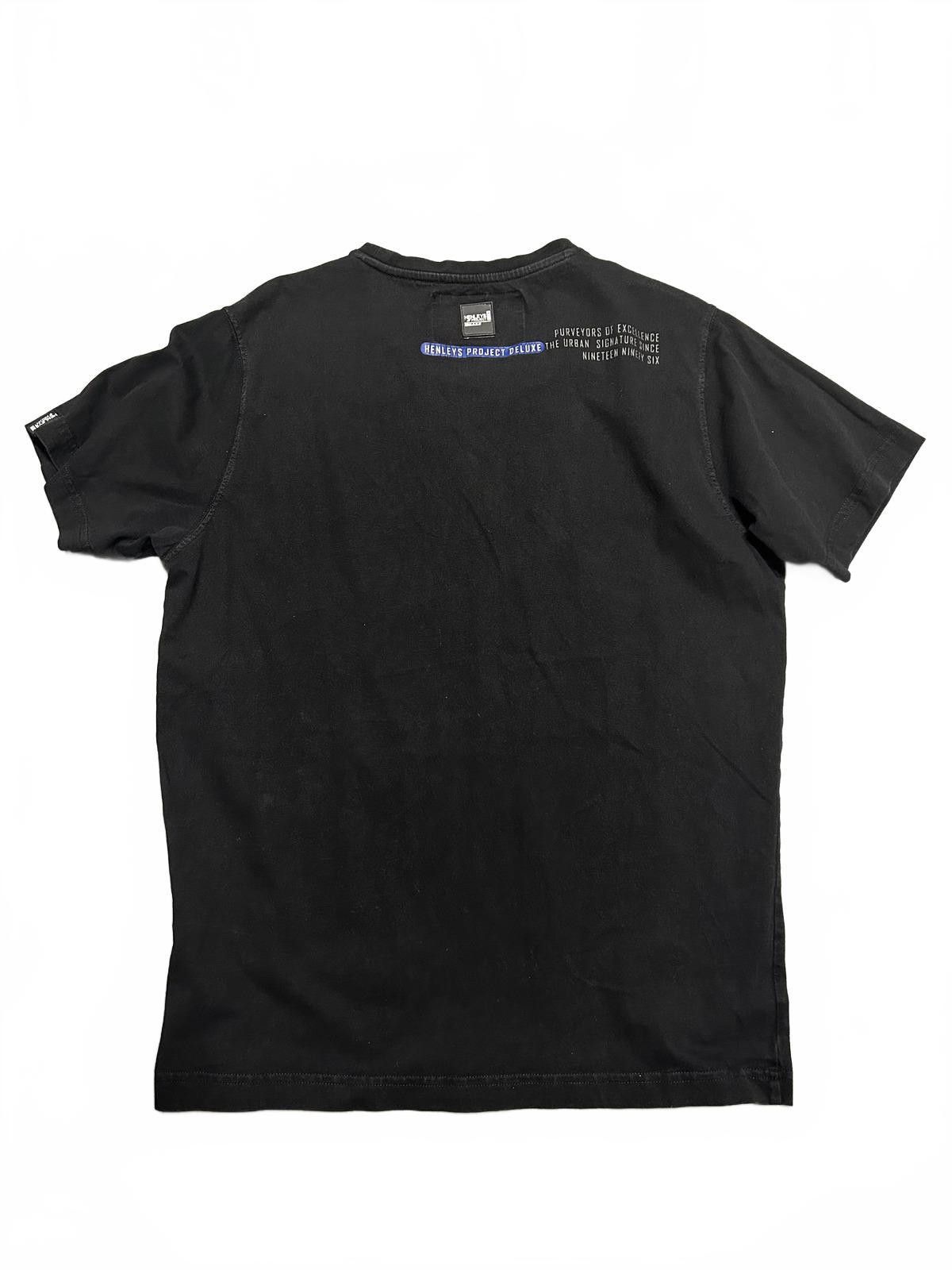 Designer Henleys DLX Project Black Graphic T-Shirt Size US M / EU 48-50 / 2 - 6 Thumbnail