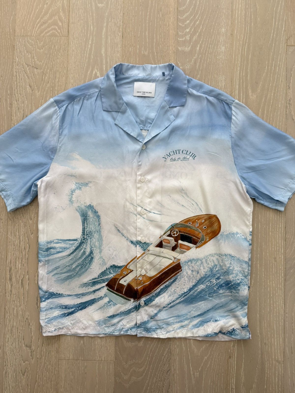 Only The Blind Only the Blind Sea Wave Silk Shirt Size US M / EU 48-50 / 2 - 1 Thumbnail