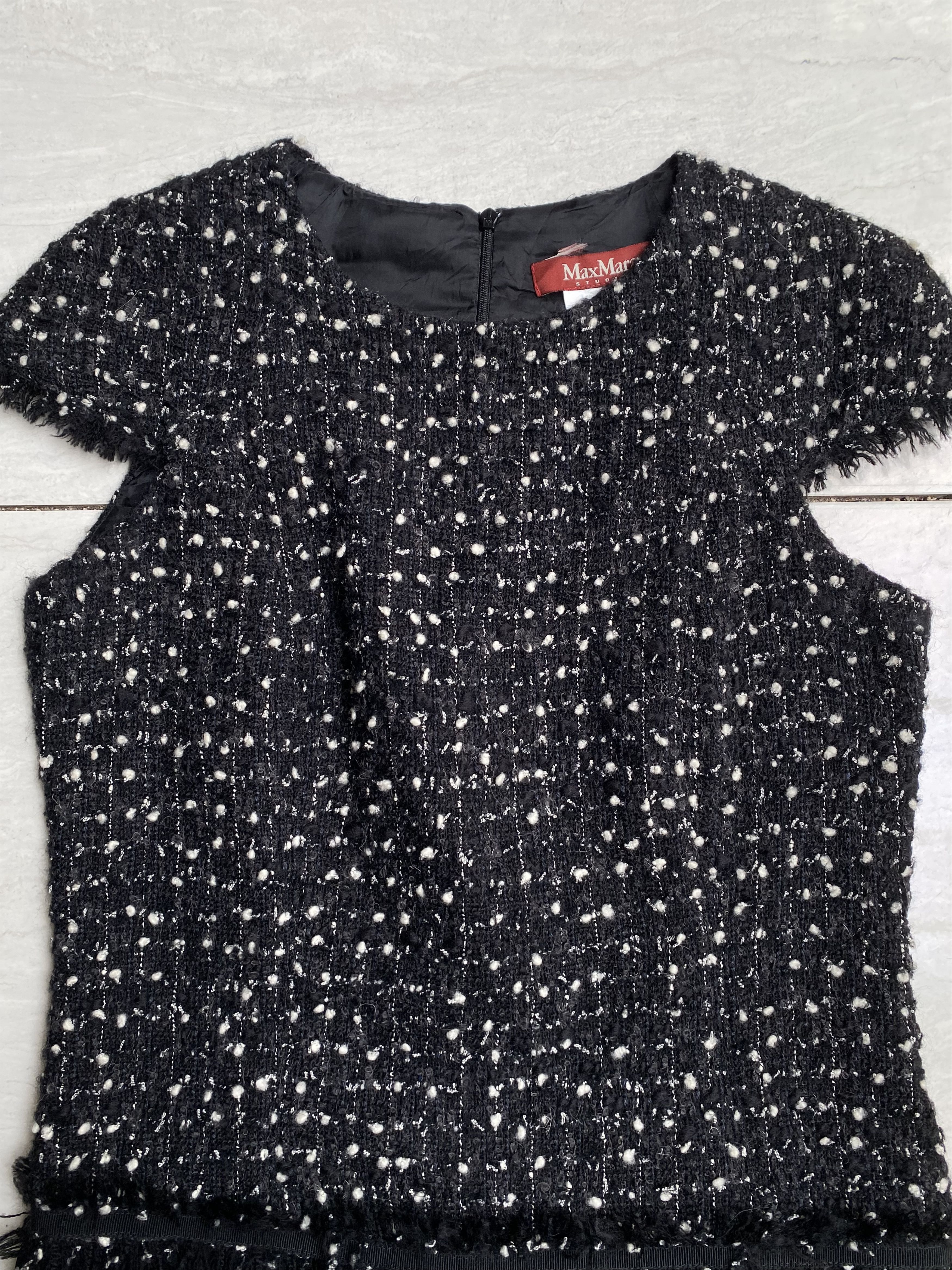 Max Mara MAX MARA Studio Chanel Knit Midi Dress Size XS / US 0-2 / IT 36-38 - 13 Thumbnail