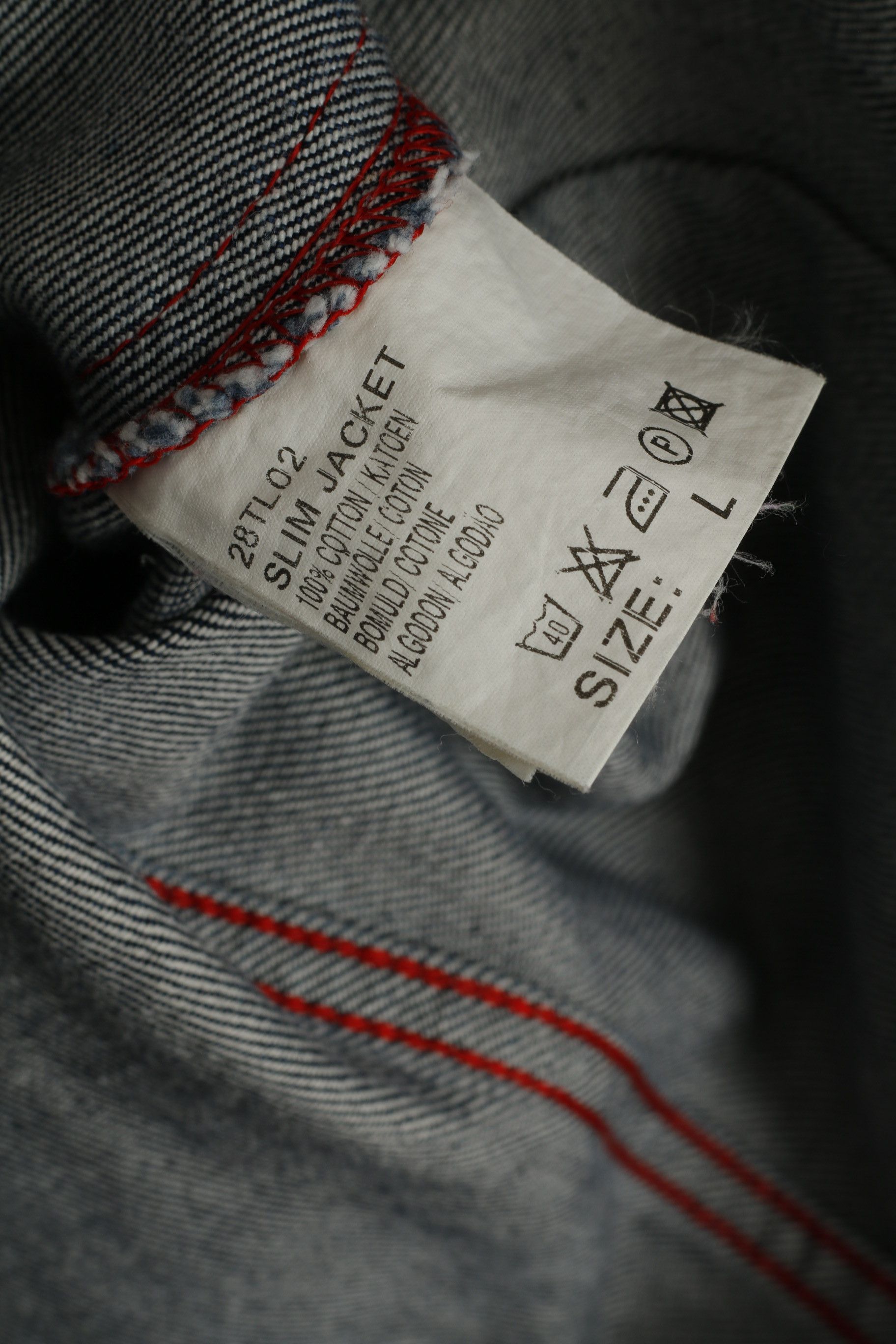 Lee Lee Premium Quality Women L (M) Denim Jacket navy Jeans 2582 Size L / US 10 / IT 46 - 5 Thumbnail