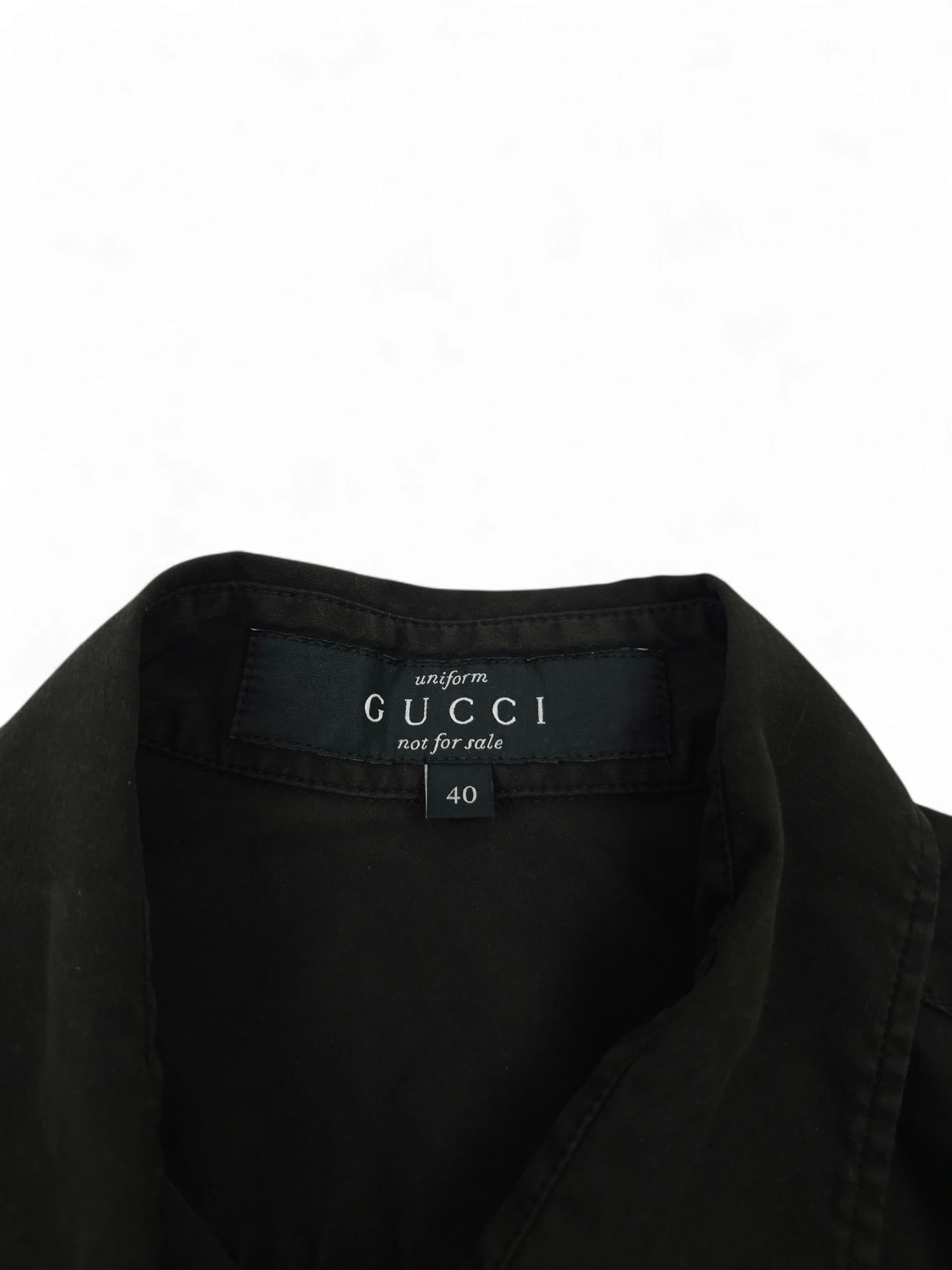 Designer 💎 Gucci Dark Brown Fitted Button Up Shirt Size M Size M / US 6-8 / IT 42-44 - 6 Thumbnail