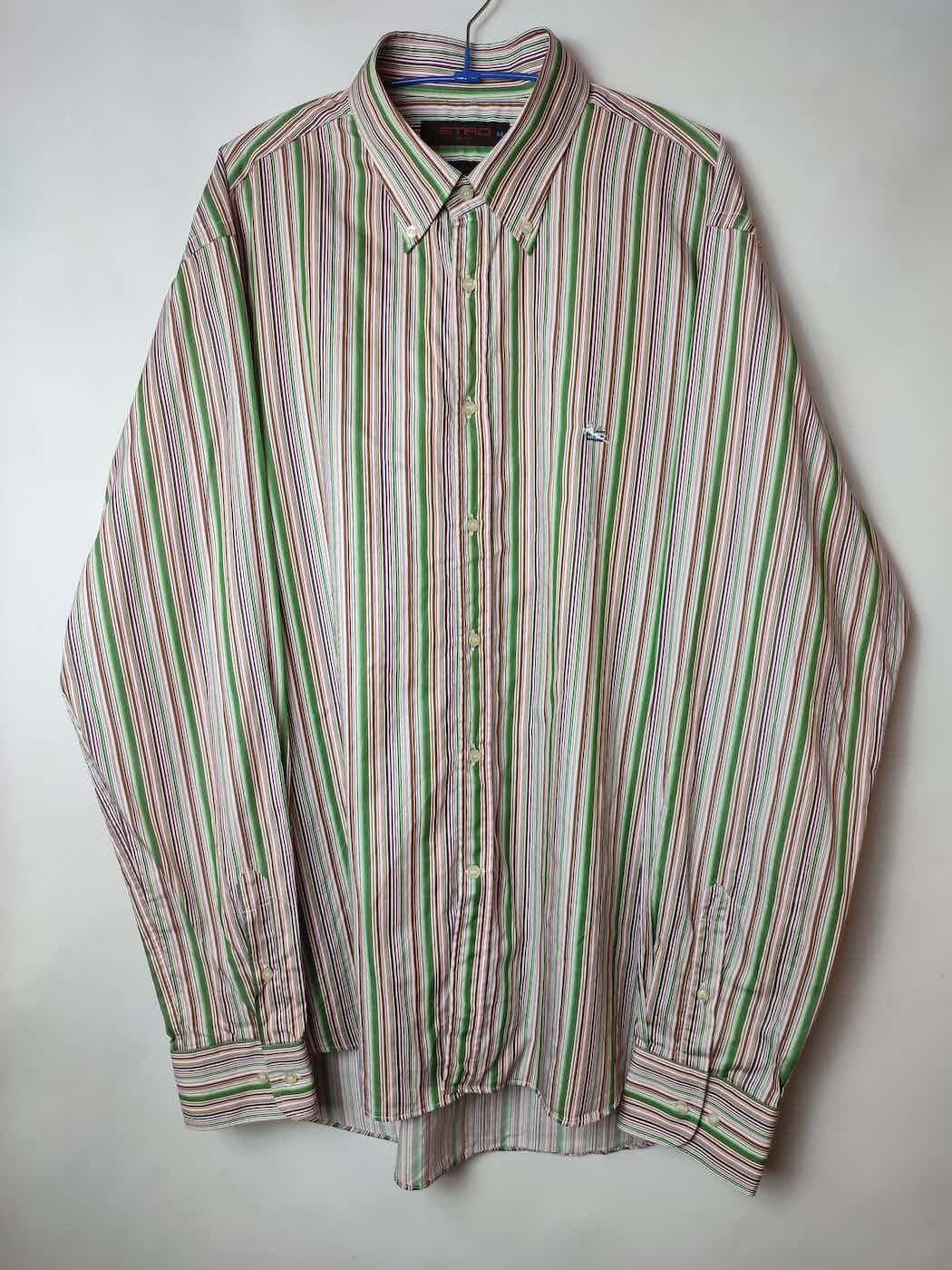 Etro Etro striped shirt Size US XL / EU 56 / 4 - 4 Thumbnail