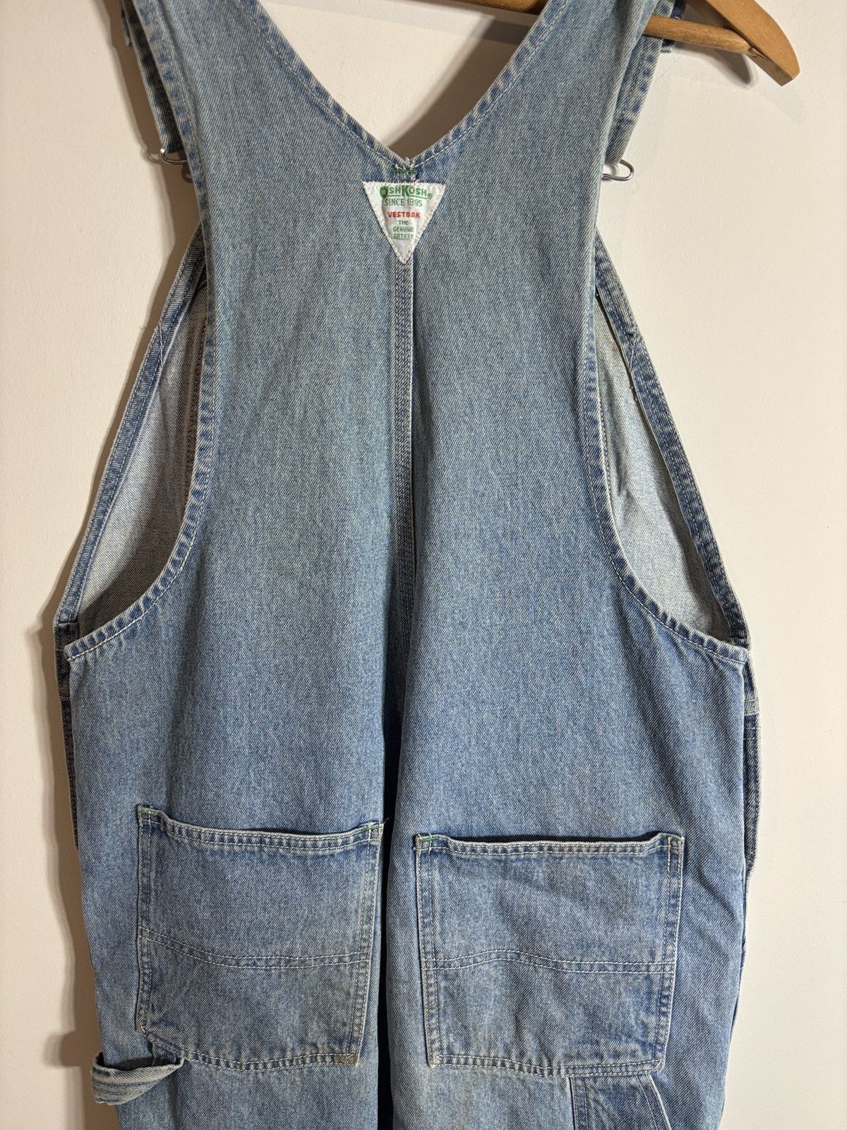 Oshkosh Vintage Oshkosh Denim Overalls Workwear 36x30 Size US 36 / EU 52 - 6 Thumbnail