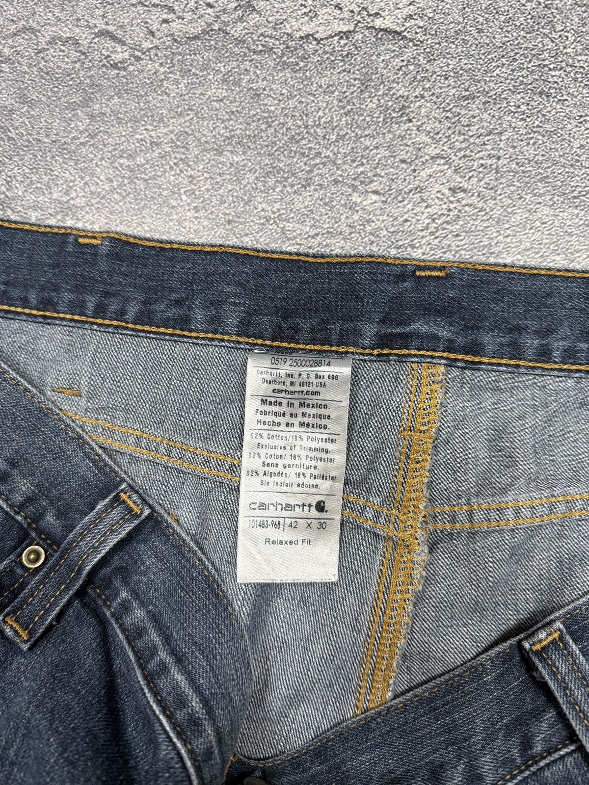 Carhartt × JNCO × Saddlebred Vintage Y2K Carhartt Big & Tall Baggy Carpenter Jeans Size US 42 / EU 58 - 9 Thumbnail