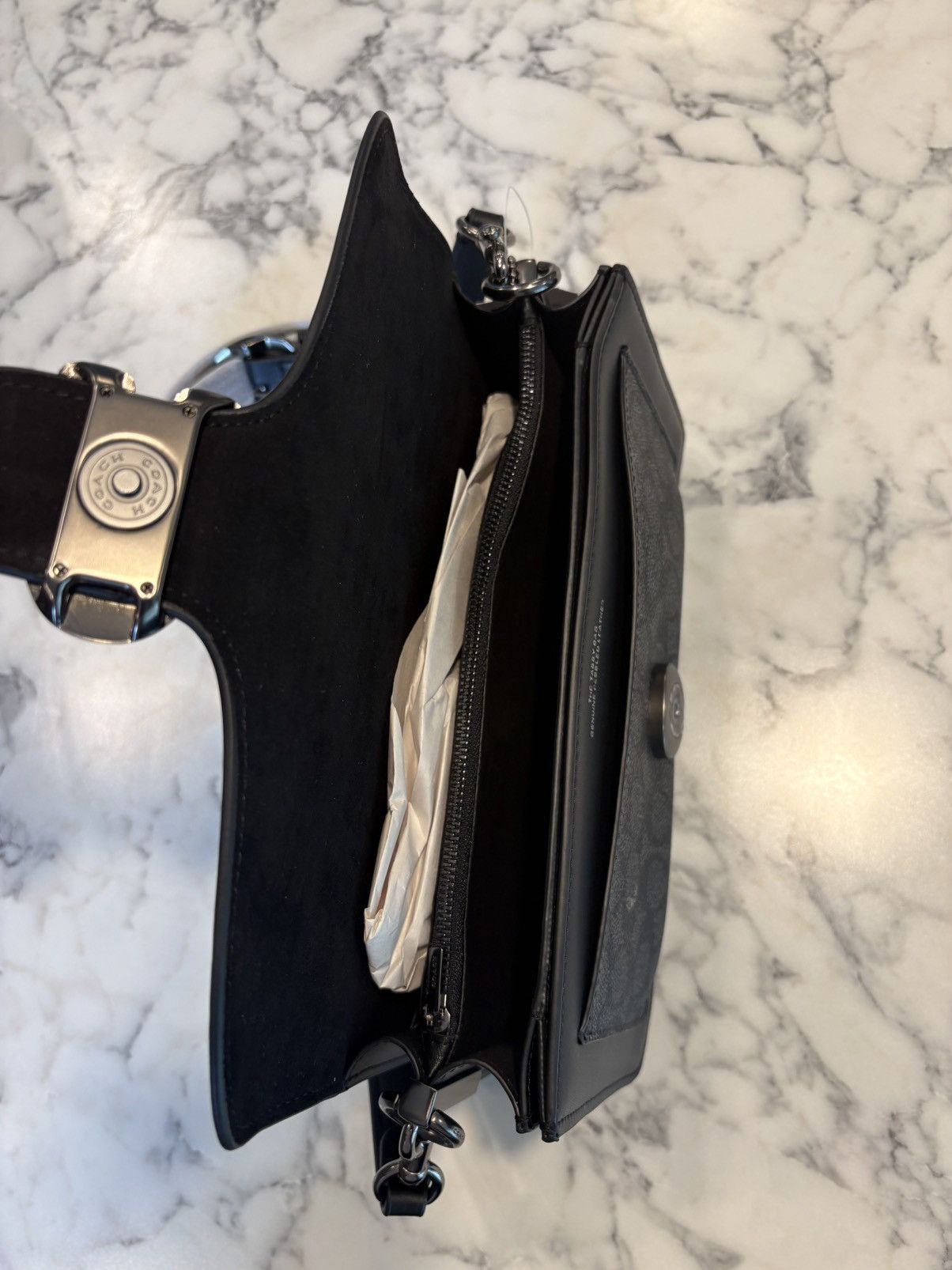 Coach Coach black leather tabby crossbody bag Size ONE SIZE - 3 Thumbnail