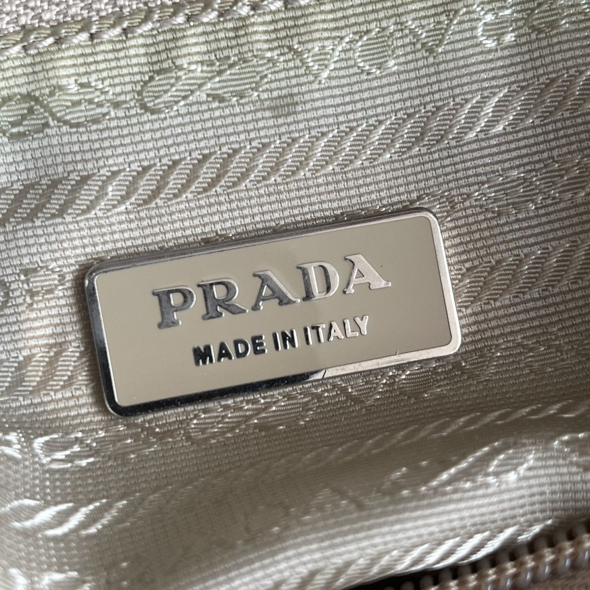 Prada Vintage Prada Nylon Beige Messenger Bag Size ONE SIZE - 6 Thumbnail