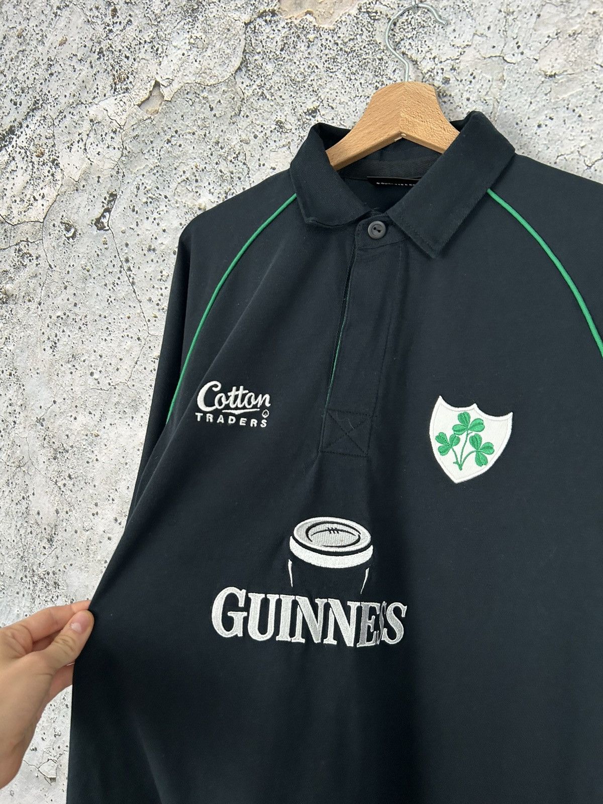 Vintage Vintage Ireland Rugby Jersey 90s Guinness Rare Sportswear Size US M / EU 48-50 / 2 - 3 Thumbnail