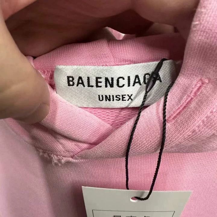 Balenciaga Balenciaga Pink Love Mood Destruction Hoodie Size US L / EU 52-54 / 3 - 2 Thumbnail