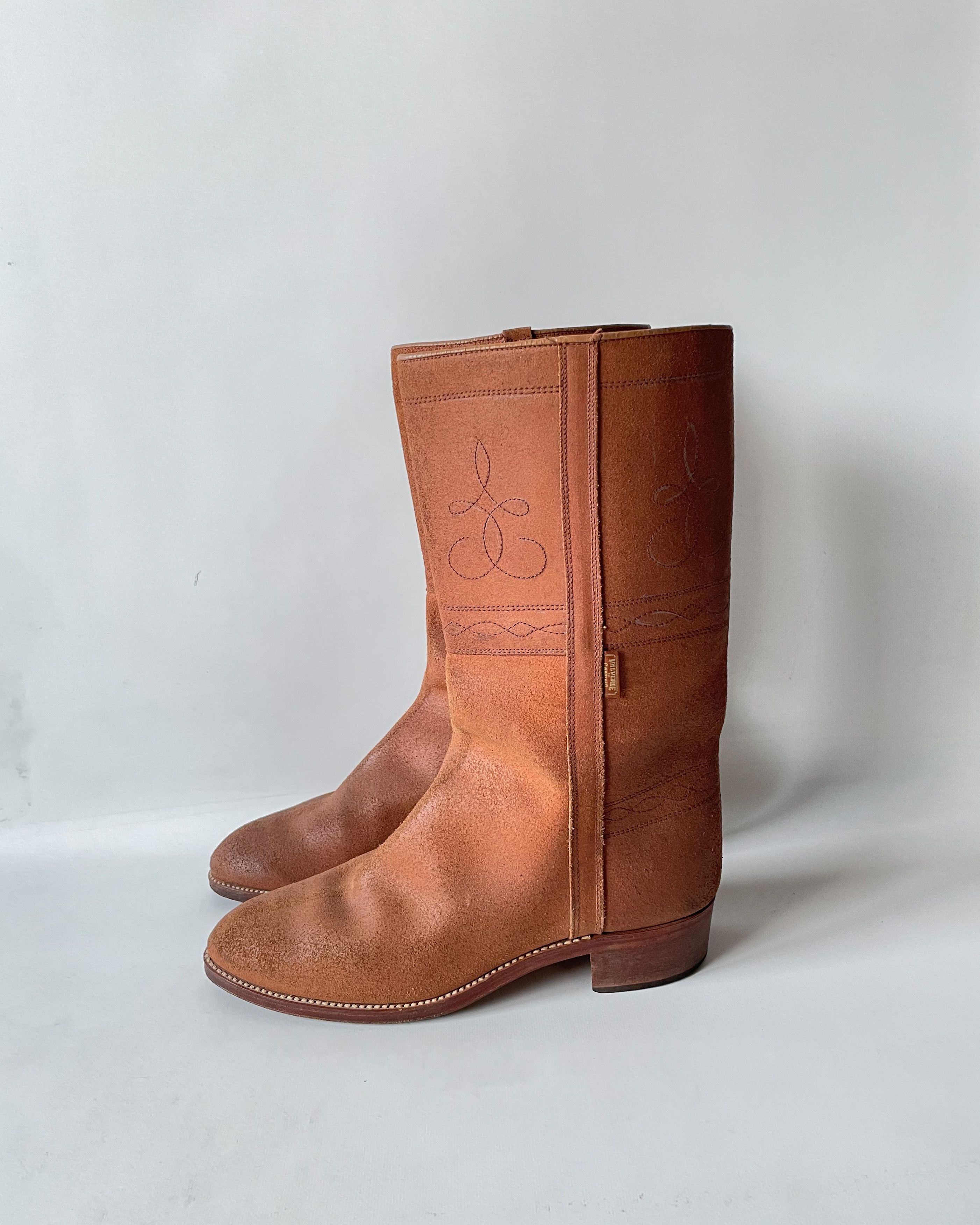 Vintage Men’s Leather Boots Valverde del Camino Handmade Spain Size US 10 / EU 43 - 3 Thumbnail
