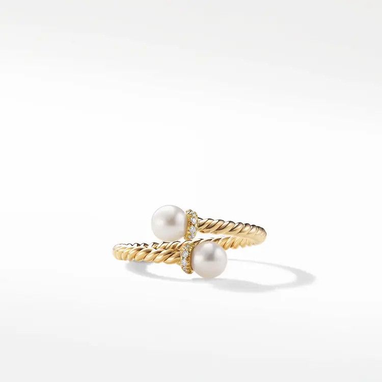 David Yurman o1s1wg111025 R13672D /Size 8 / Solari Bypass Ring in Golden Size ONE SIZE - 2 Thumbnail
