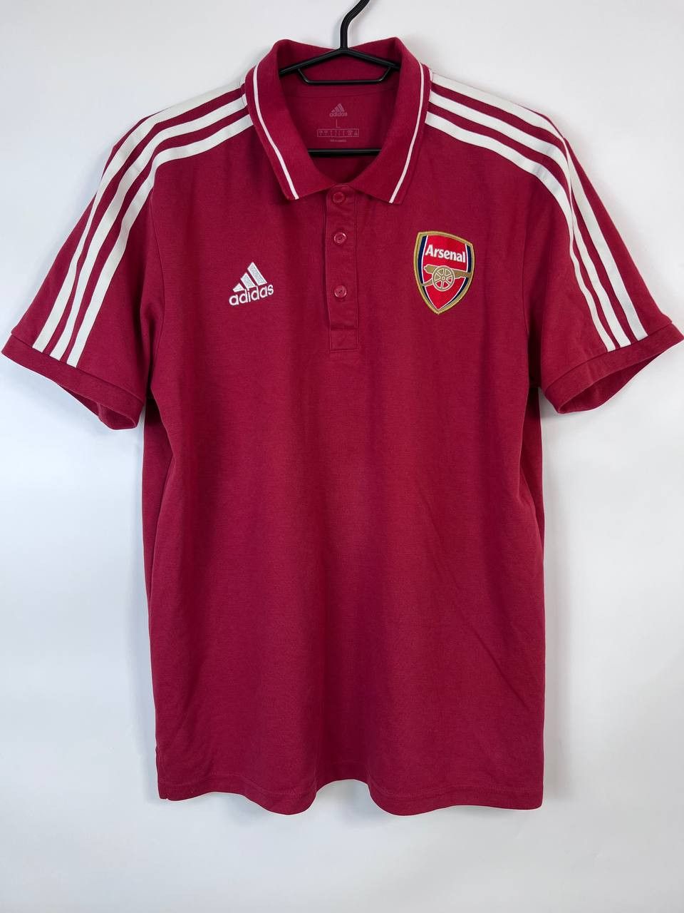 Adidas ARSENAL ADIDAS POLO SHIRT 2019 CLARET RED MENS EH5618 SIZE L Size US L / EU 52-54 / 3 - 1 Thumbnail