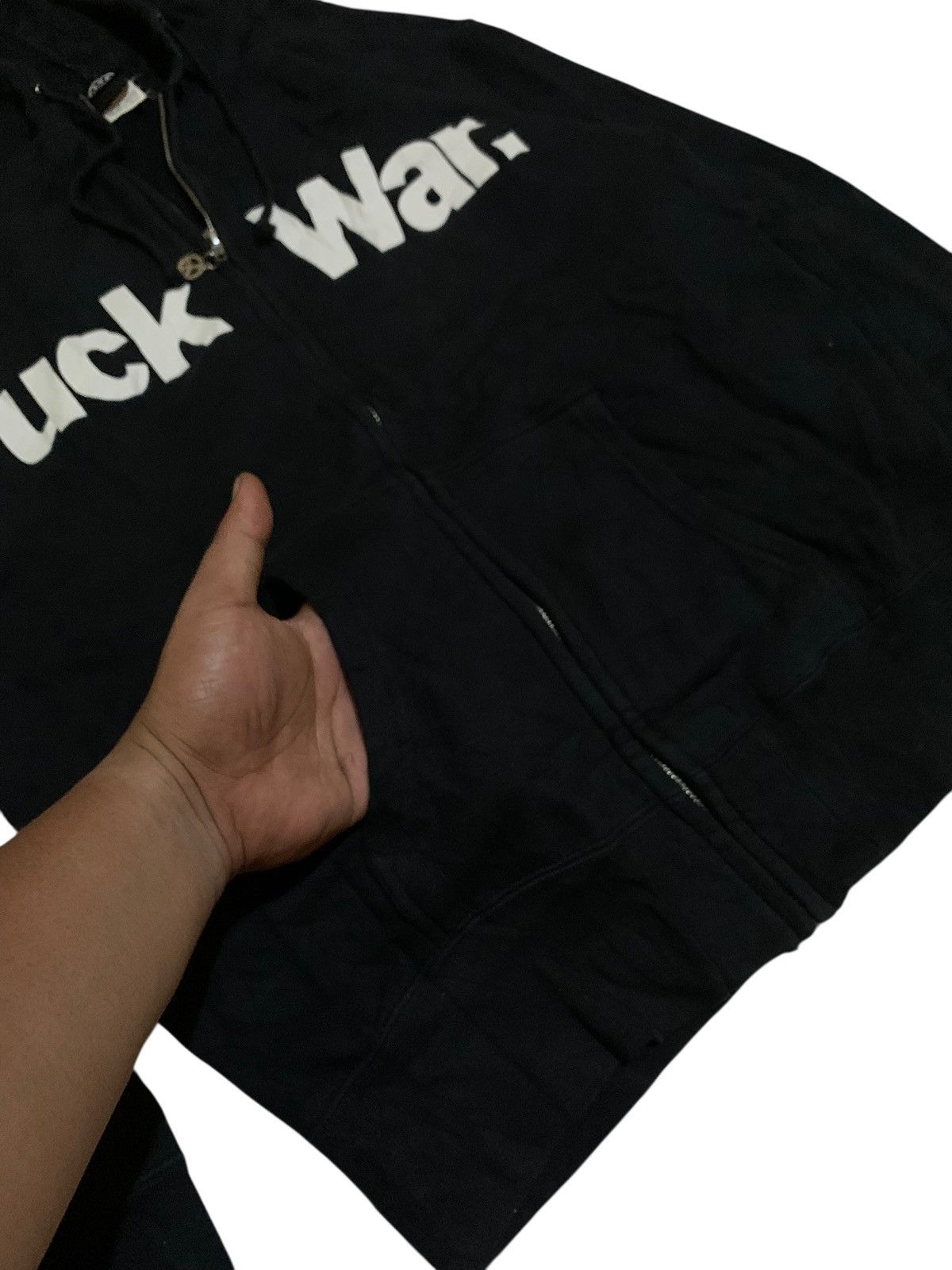 ANDSUNS Andsuns FUCK WAR anarchy zip up hoodie Size US L / EU 52-54 / 3 - 7 Thumbnail