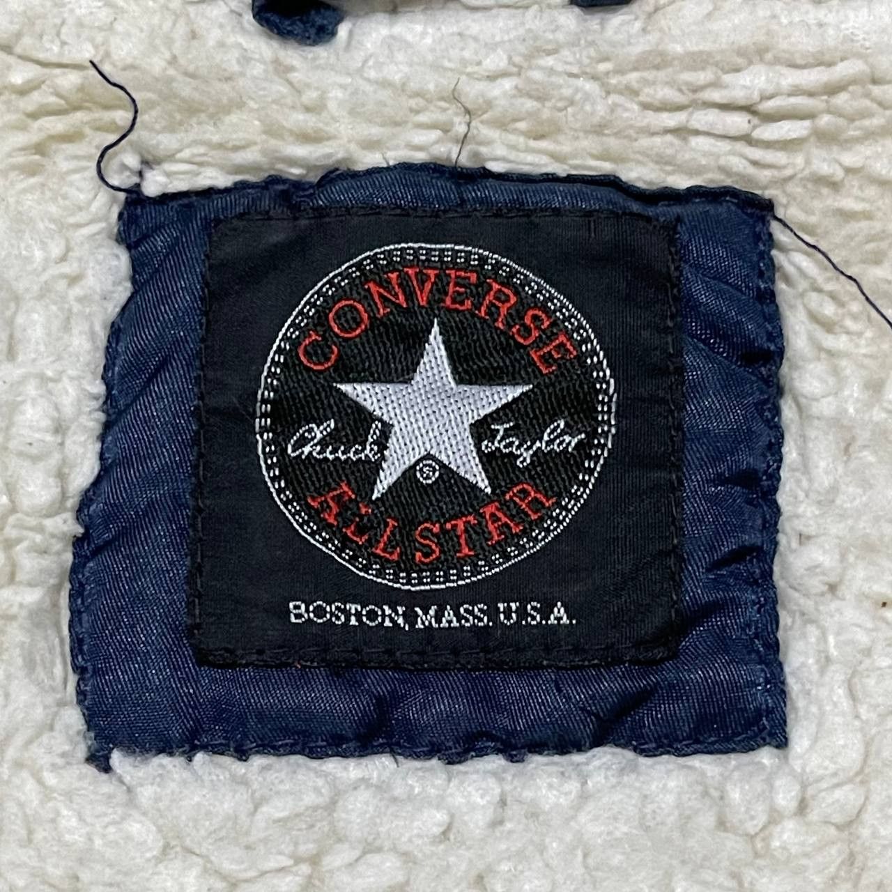 Converse Vintage Converse Chuck Taylor Coach Jacket Sherpa Lining Size US M / EU 48-50 / 2 - 18 Thumbnail