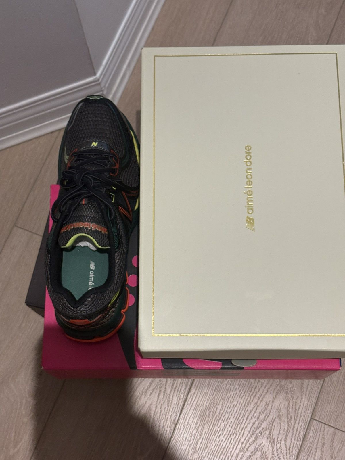 Aime Leon Dore × New Balance Aime Leon Dore x New Balance 860V2 Green Multi Size US 10.5 / EU 43-44 - 7 Thumbnail