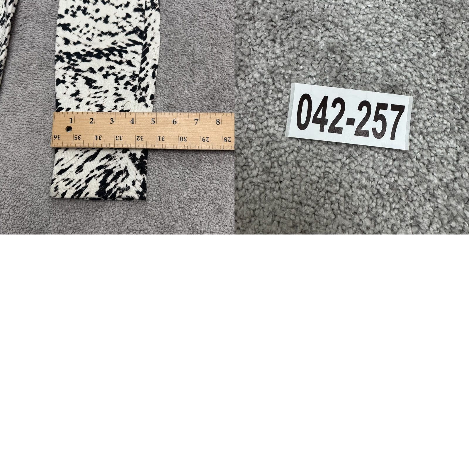 J Brand J Brand Skinny Jeans Labyrinth Print Denim Womens 26 Multicolor Stretch Regular Rise 27in Buckle Belt Loops Pockets City Grunge Outdoor Streetwear Size 26" / US 2 / IT 38 - 10 Thumbnail