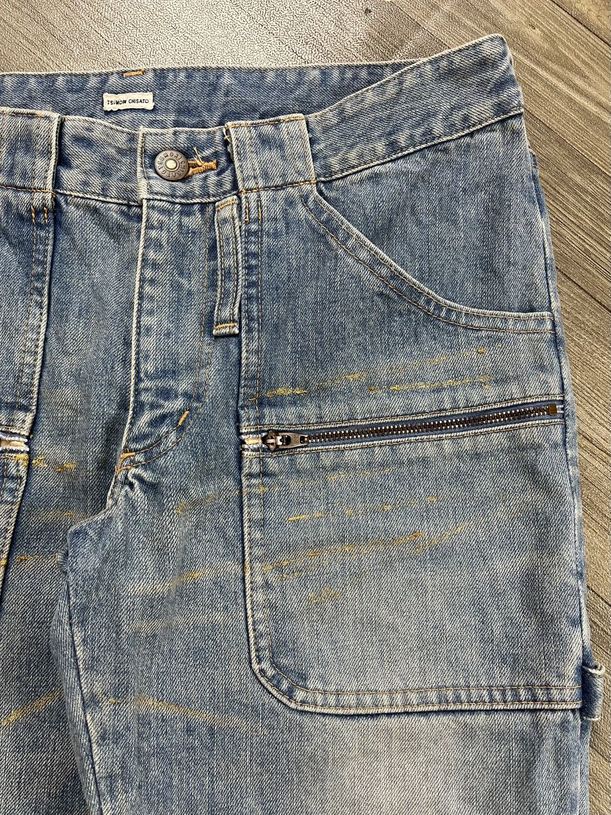 Issey Miyake Tsumori Chisato Issey Miyake Carpenter Zip Up Ankle Jeans Size US 30 / EU 46 - 7 Thumbnail