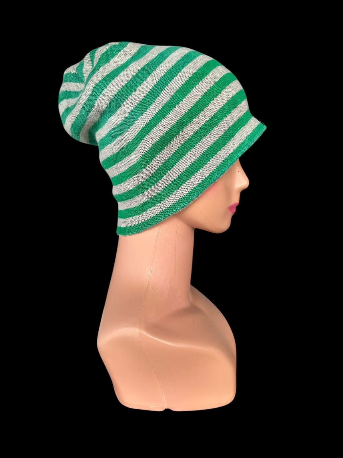 Japanese Brand × Kapital × Vintage Stripe Japanese Style Beanie Hats Faded Size ONE SIZE - 2 Thumbnail