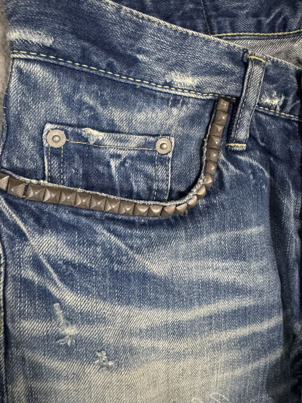 Hysteric Glamour × Japanese Brand Hysteric Glamour Iggy & The Stooges Denim Size US 29 - 9 Thumbnail