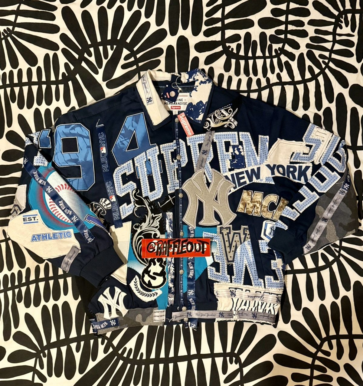 New York Yankees × Supreme SUPREME × Jeff Hamilton - New York 