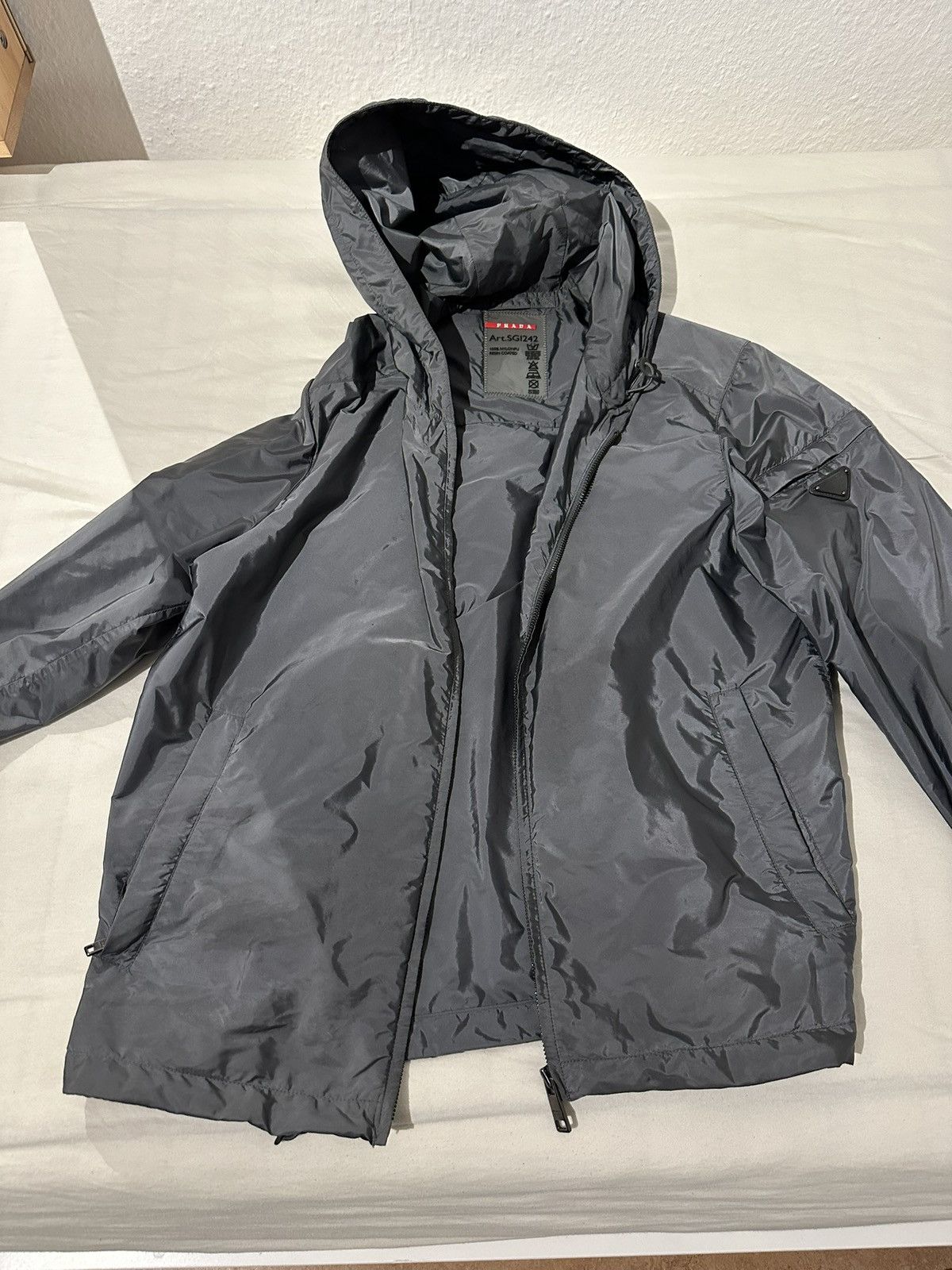 Prada Prada rainjacket Grailed