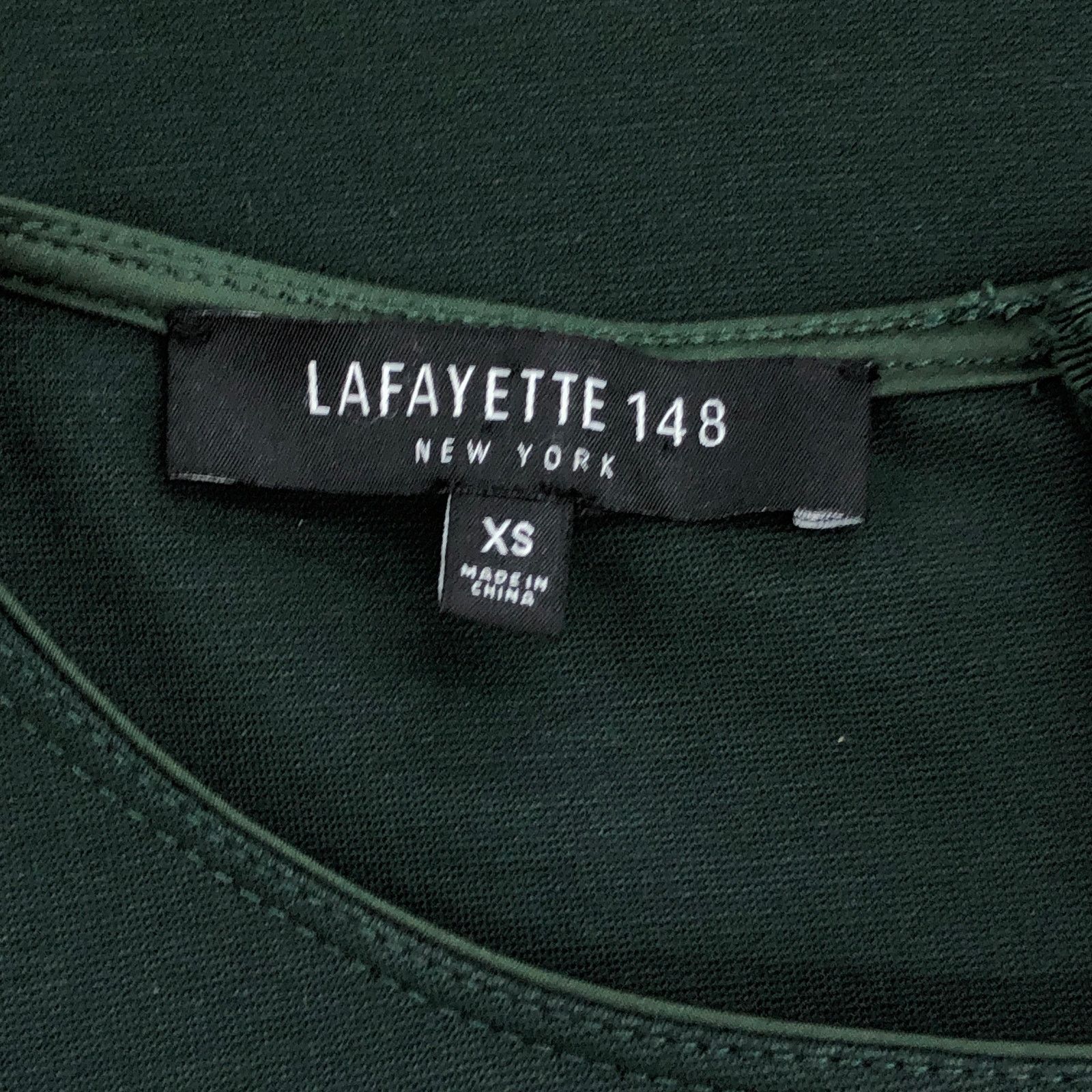 Lafayette 148 Lafayette 148 New York Womens Size XS Dress Round Neck Green Size XS / US 0-2 / IT 36-38 - 12 Thumbnail