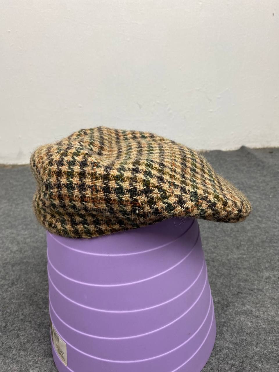 vintage radnor checkered beretta hat made in england